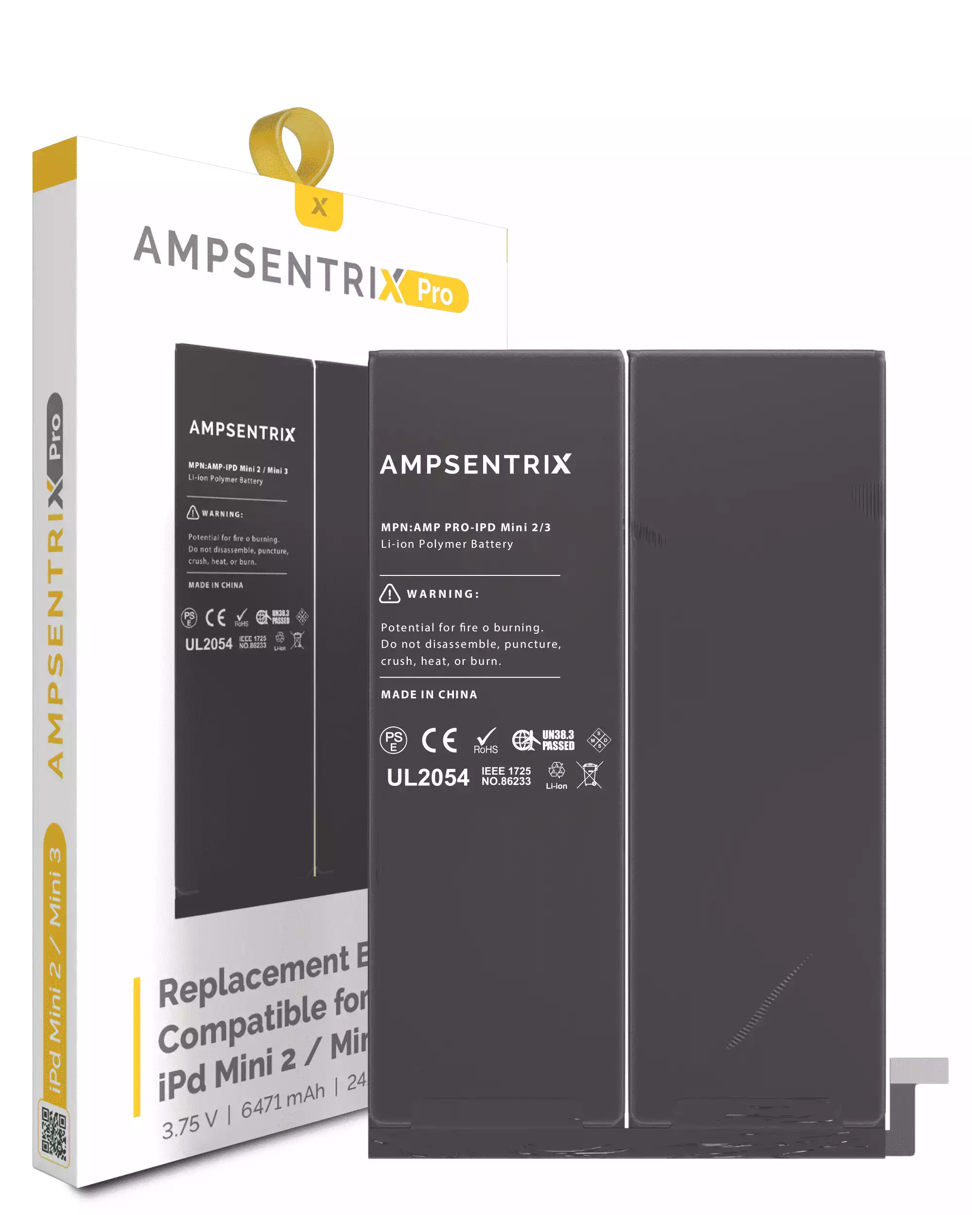 Replacement Battery Compatible For Ipad Mini 2 / Mini 3 (Ampsentrix Pro)