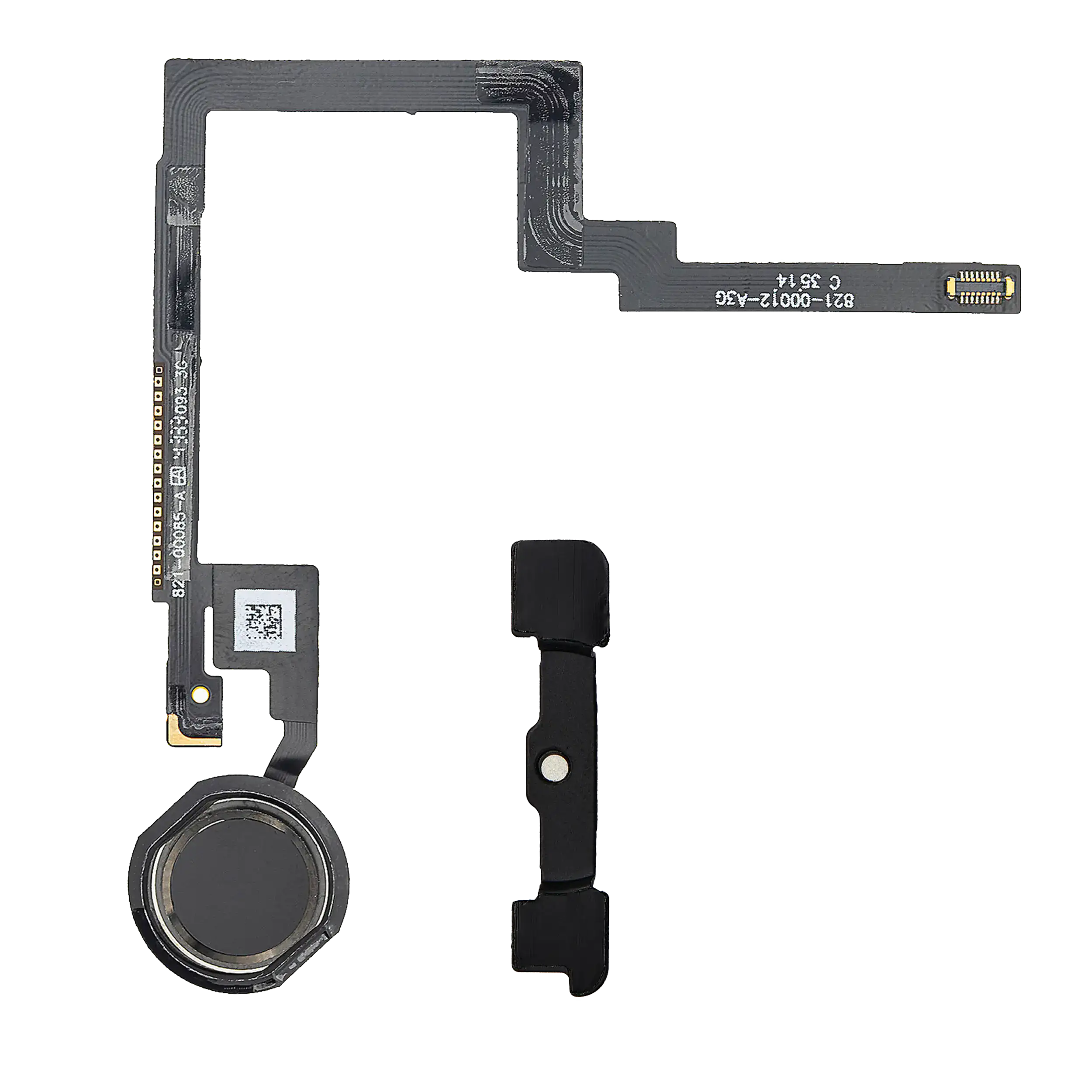 Home Button With Flex Compatible For Ipad Mini 3 (Black)