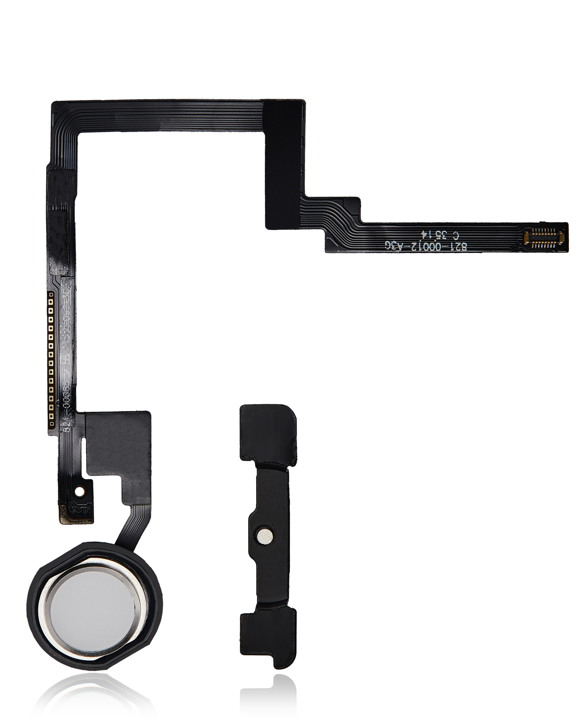Home Button With Flex Compatible For Ipad Mini 3 (White)