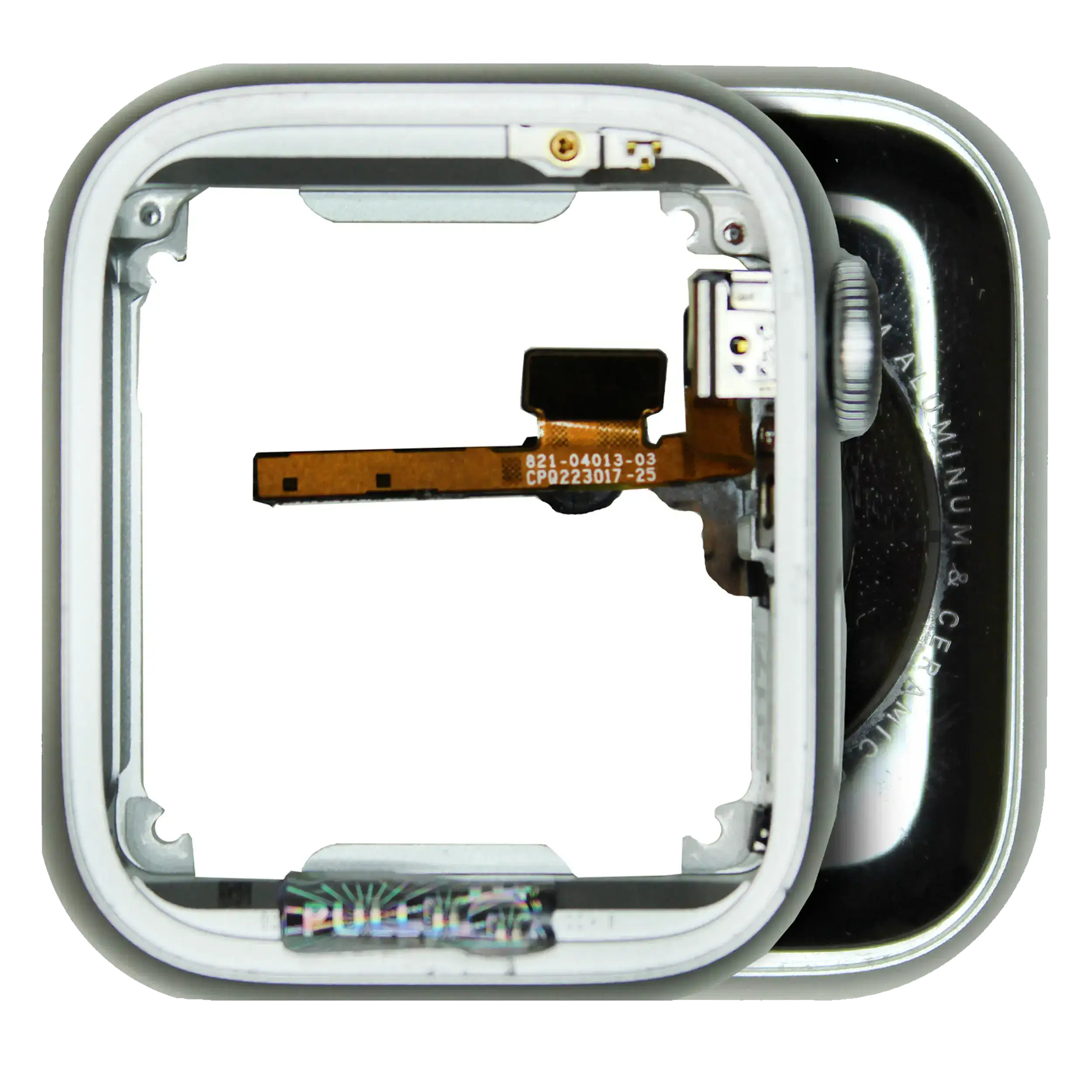 Housing Assembly Compatible For Watch Series 8 (41Mm) (Gps Version) (Used  Pull: Grade A) (Aluminum/Silver)