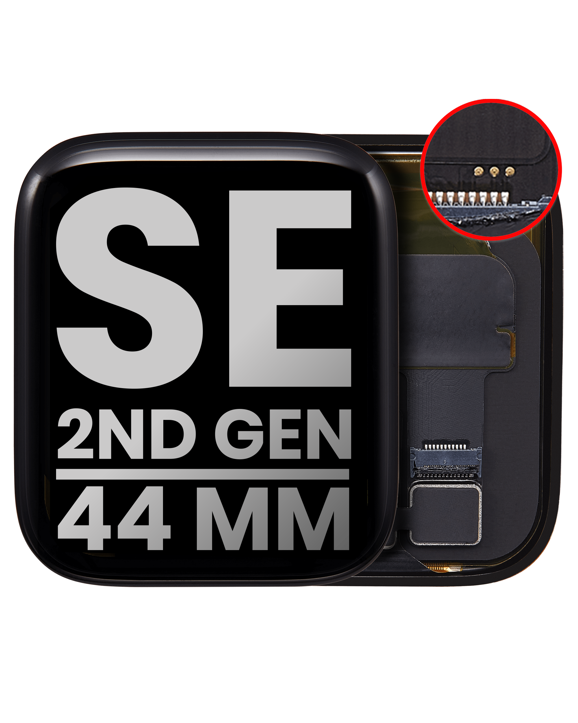 Oled Assembly Compatible For Watch Series Se (2Nd Gen) (44Mm) (Used  Pull: Grade A)