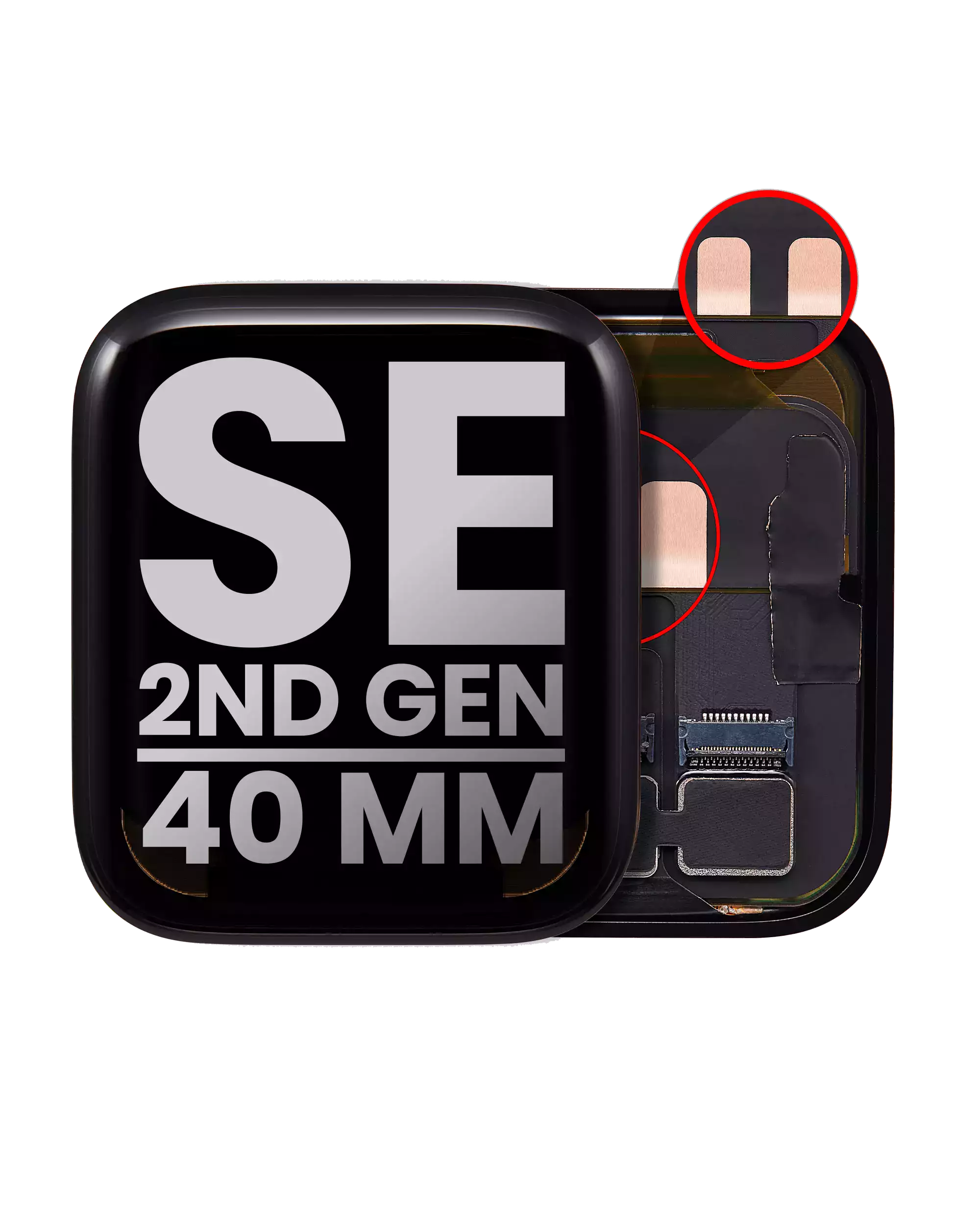 Oled Assembly Compatible For Watch Series Se (2Nd Gen) (40Mm) (Used  Pull: Grade A)
