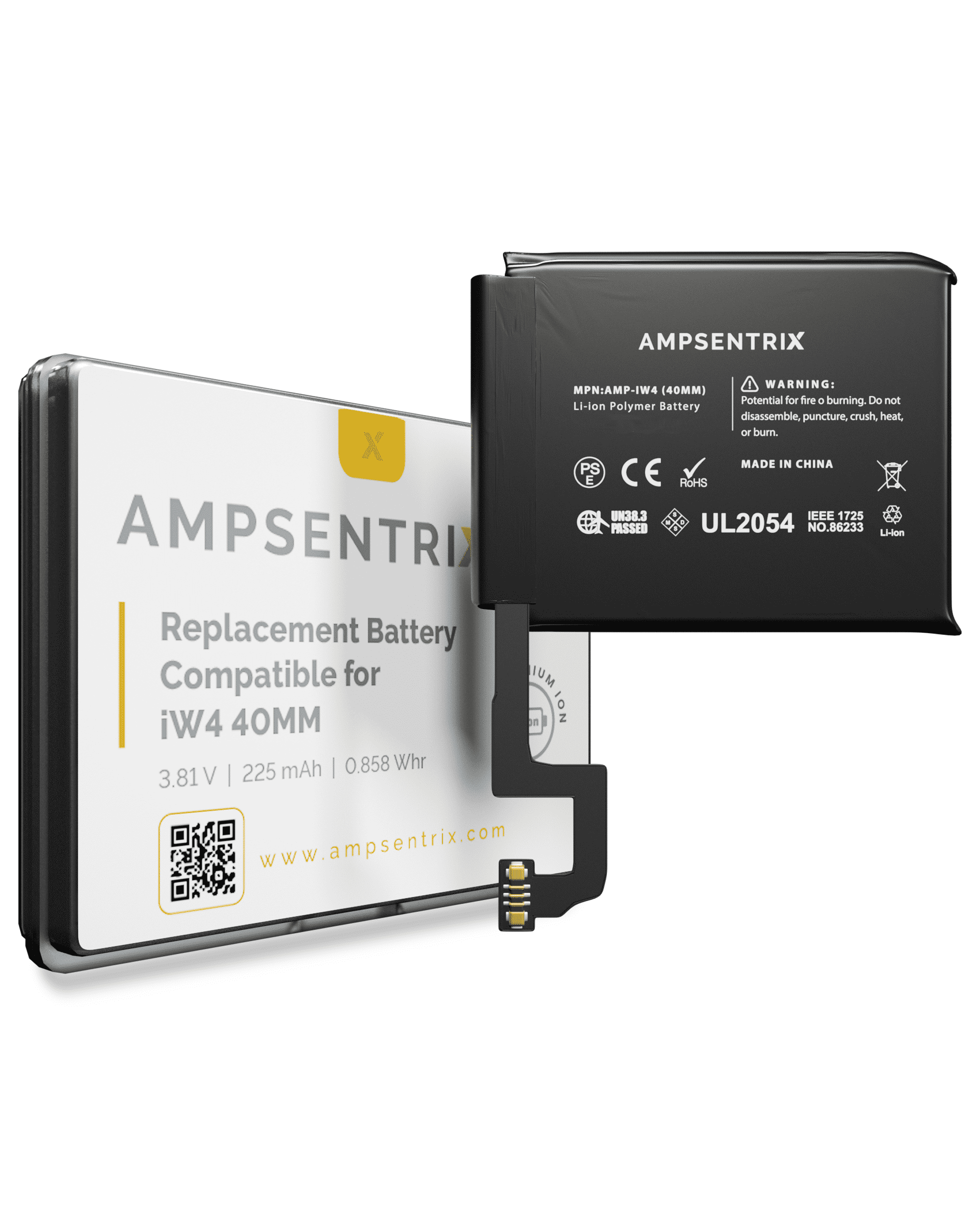 Replacement Battery Compatible For Watch Series 4 (40Mm) (Ampsentrix Pro)