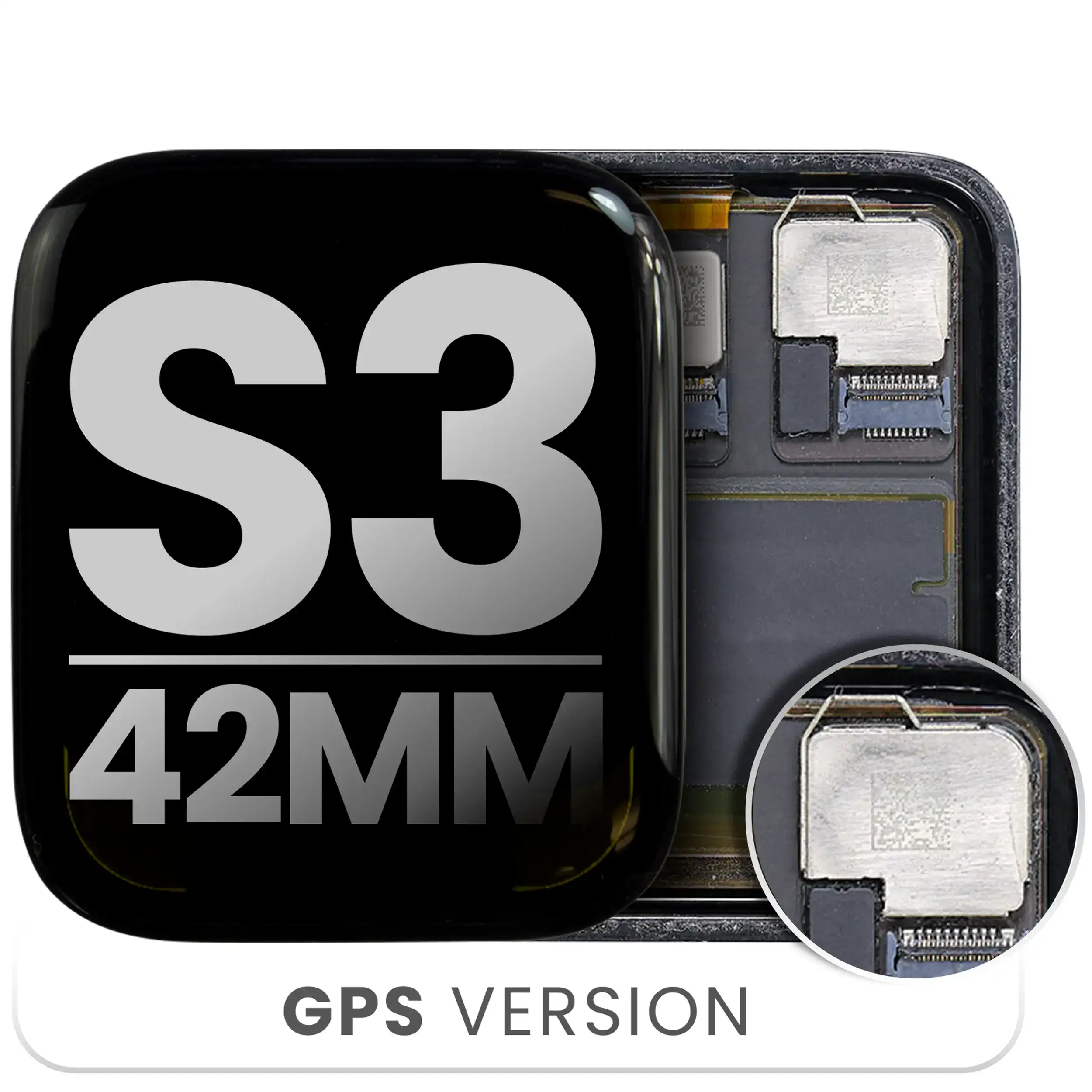 Oled Assembly Compatible For Watch Series 3 (42Mm) (Gps Version) (Used  Pull: Grade B/C)