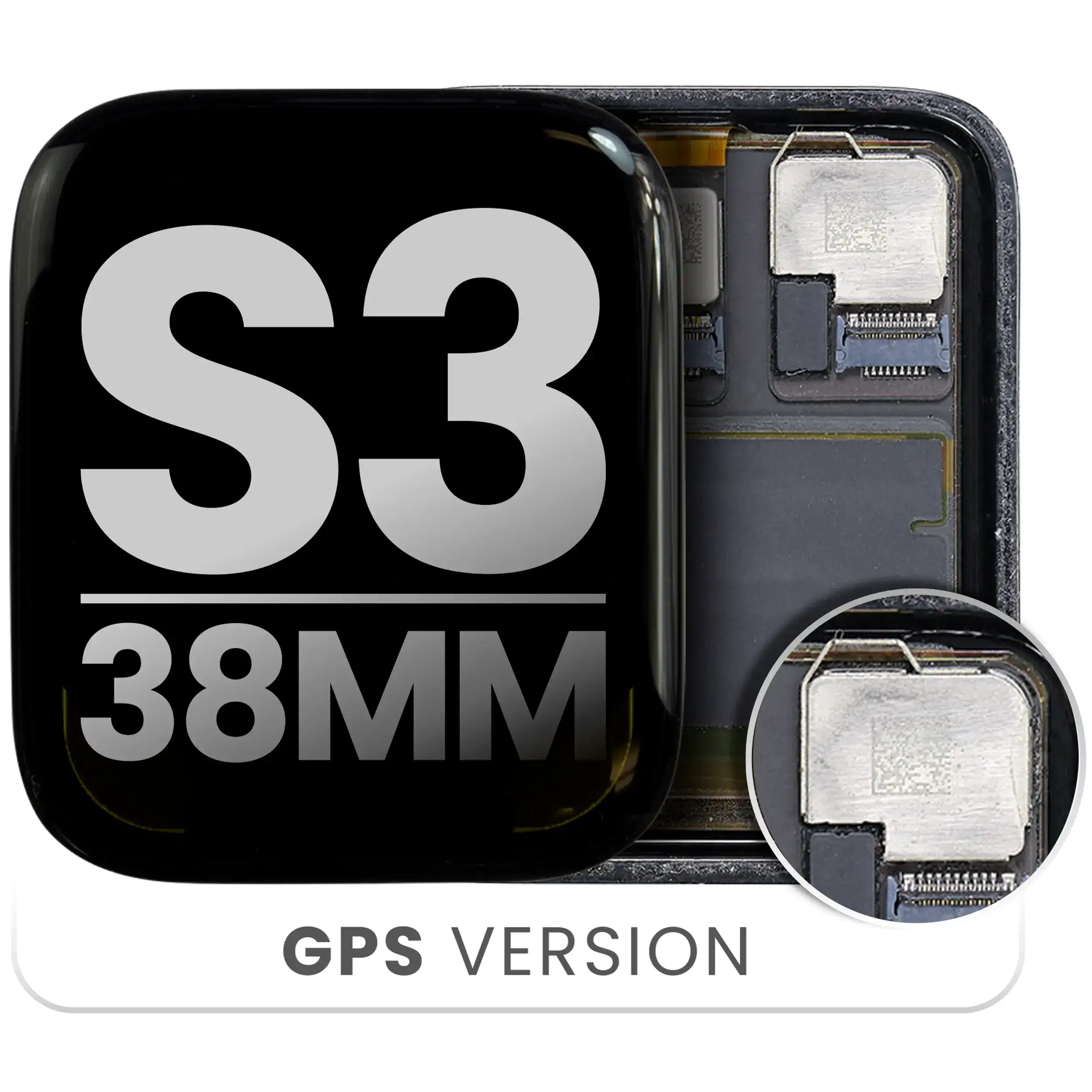 Oled Assembly Compatible For Watch Series 3 (38Mm) (Gps Version) (Used  Pull: Grade A)