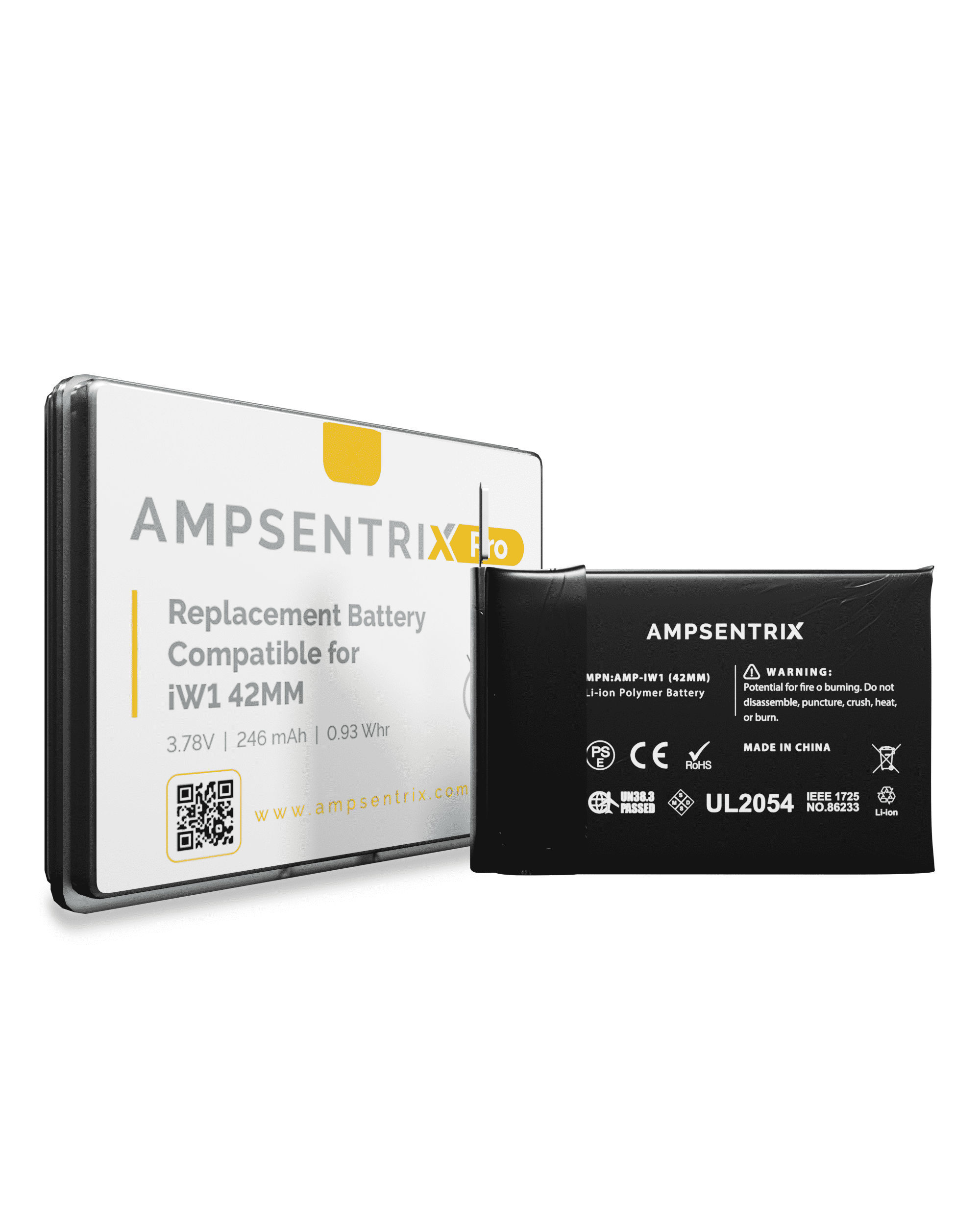 Replacement Battery Compatible For Watch Series 1 (42Mm) (Ampsentrix Pro)