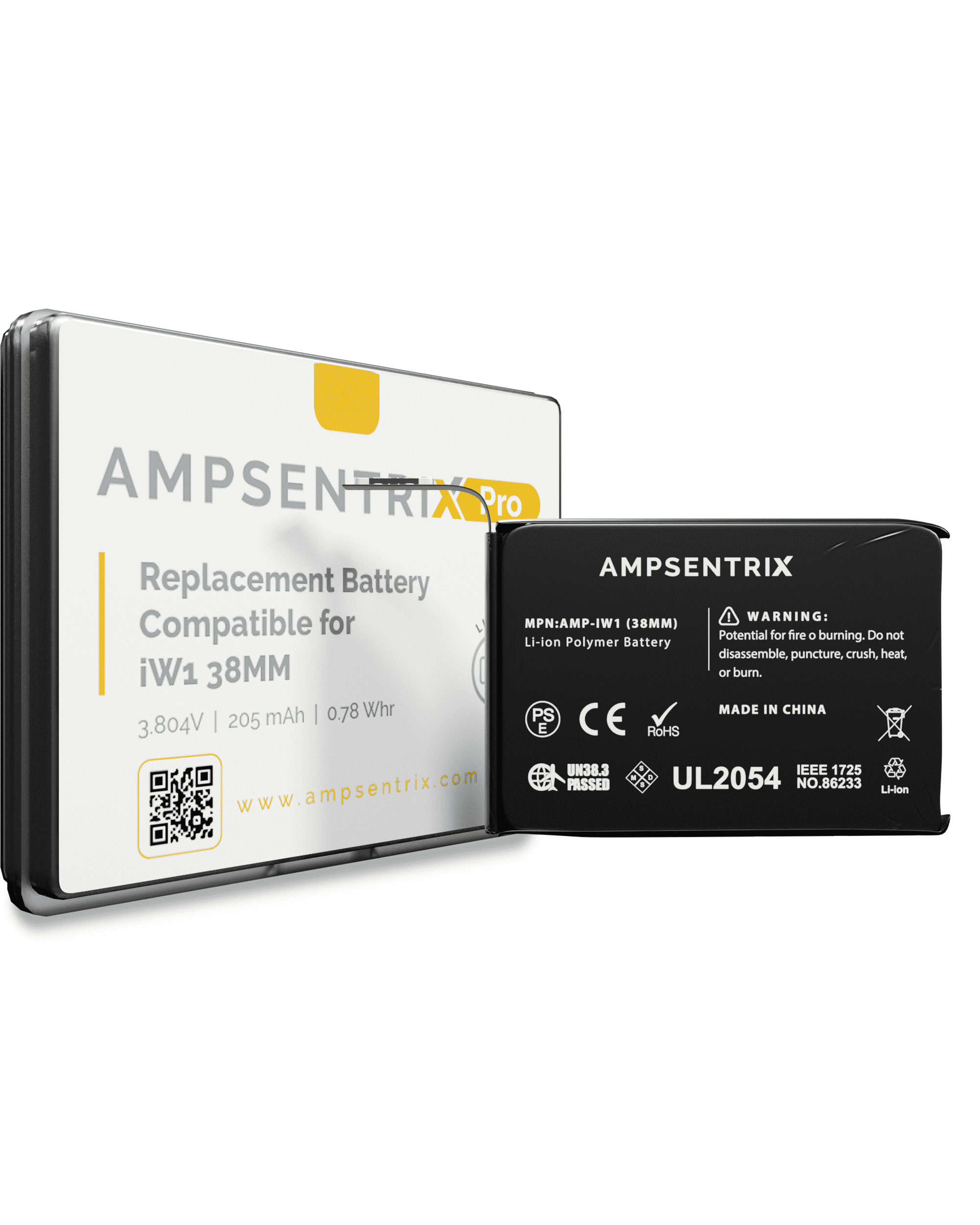 Replacement Battery Compatible For Watch Series 1 (38Mm) (Ampsentrix Pro)