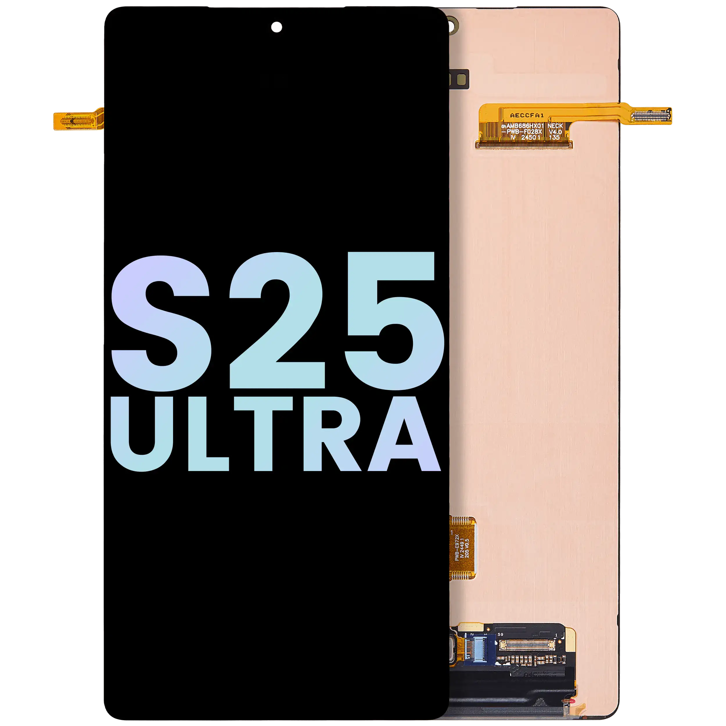 Oled Assembly Without Frame Compatible For Samsung Galaxy S25 Ultra 5G (Us & International) (Service Pack) (All Colors)