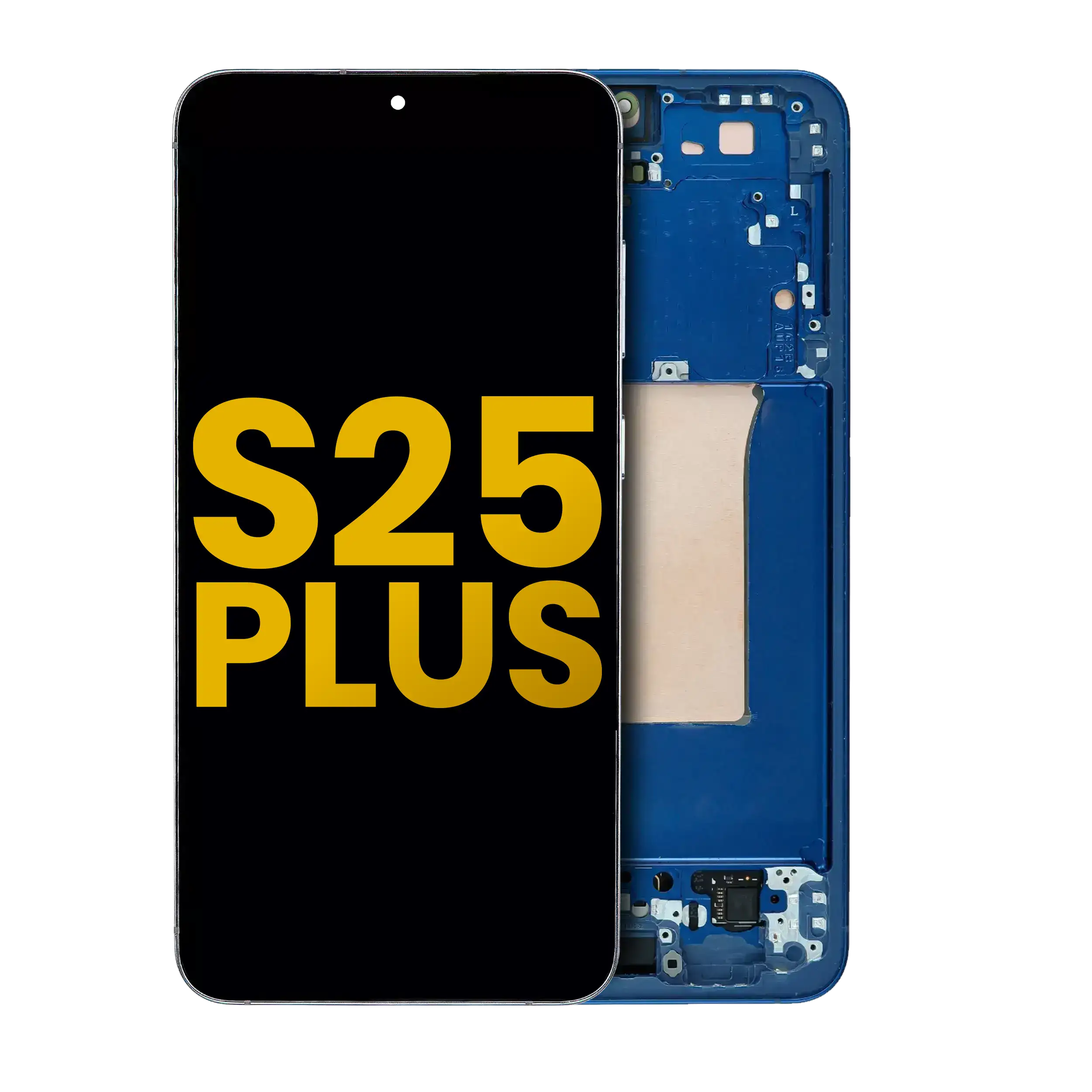 Oled Assembly With Frame Compatible For Samsung Galaxy S25 Plus 5G (Us & International Version) (Refurbished) (Navy)