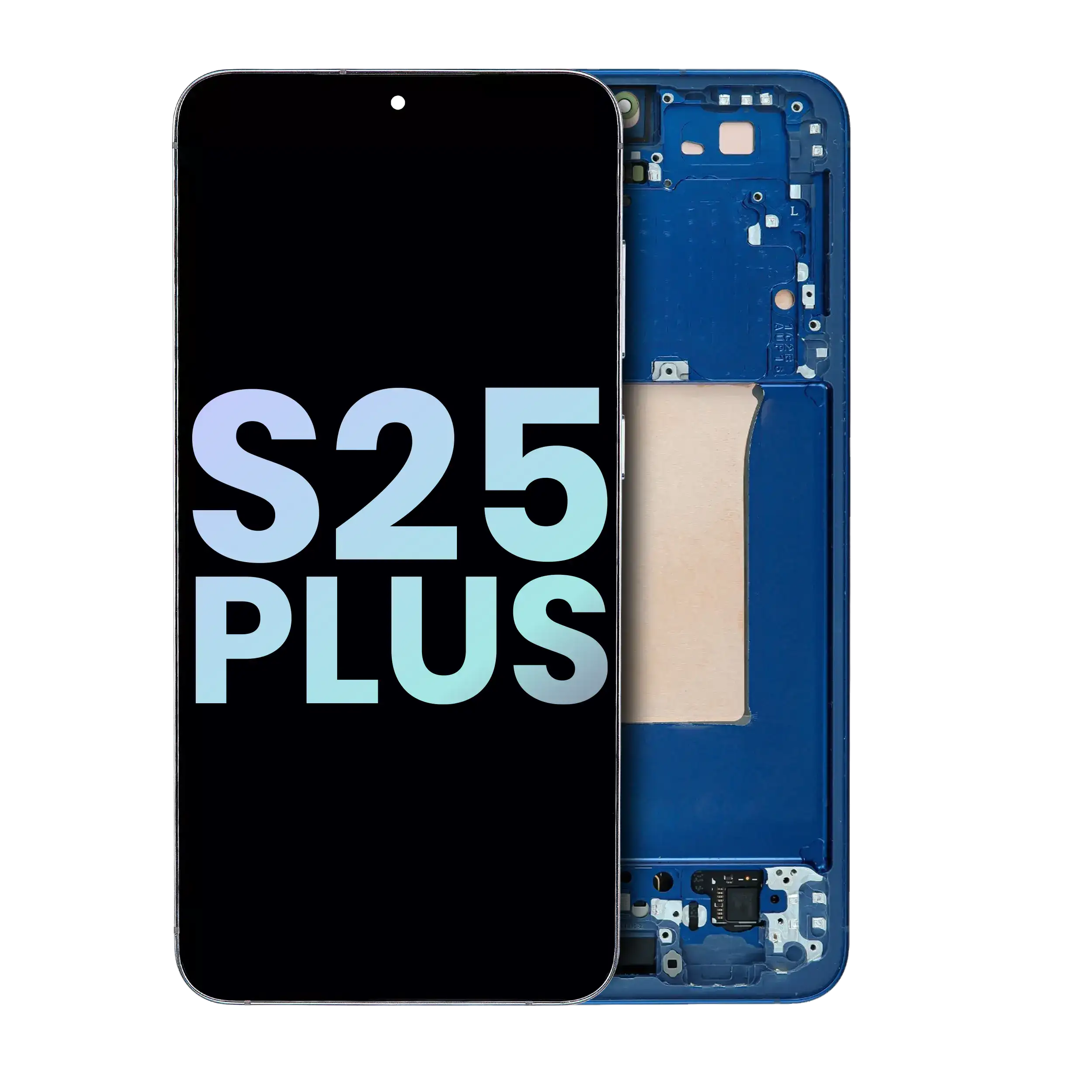 Oled Assembly With Frame Compatible For Samsung Galaxy S25 Plus 5G (Us & International Version) (Service Pack) (Navy)