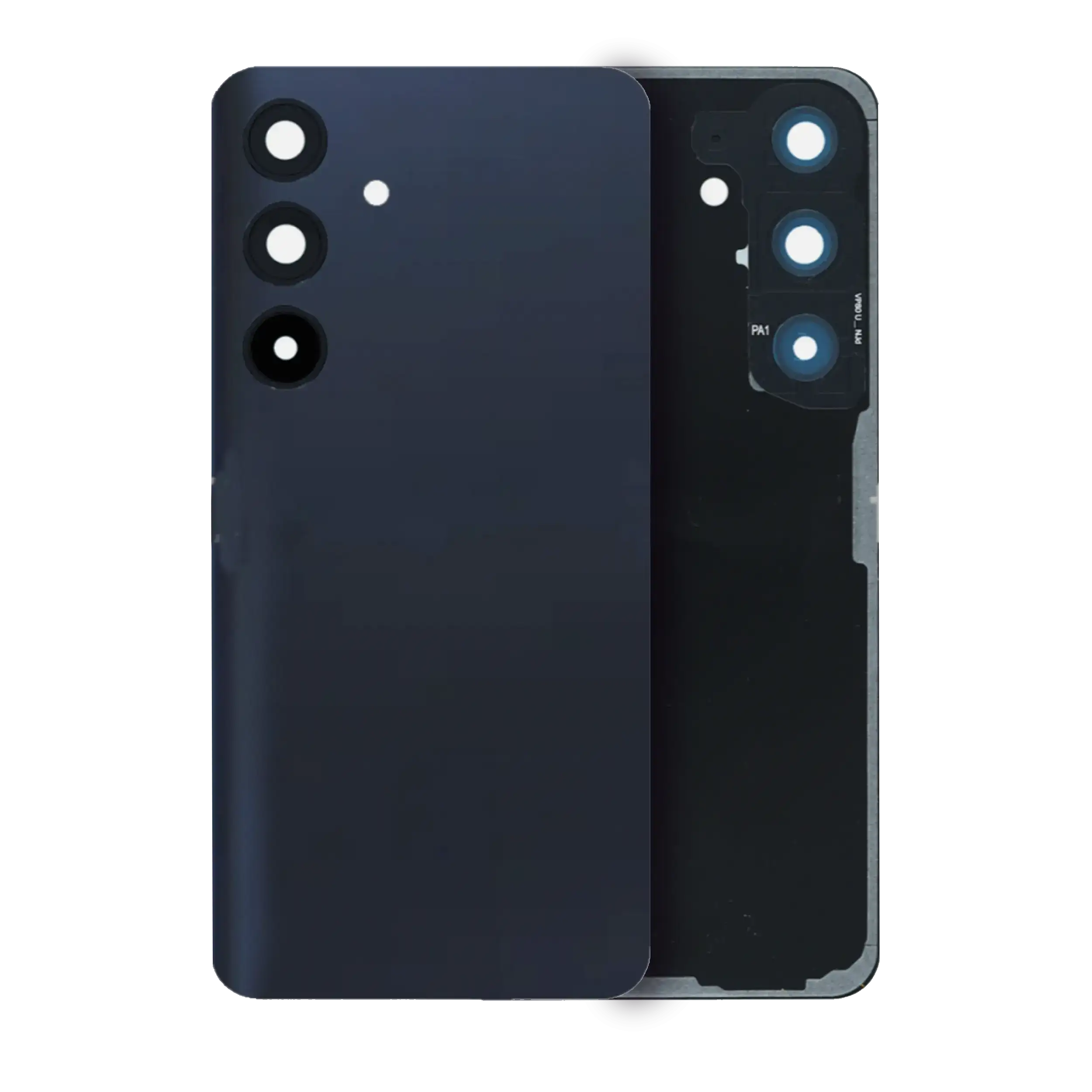 Back Cover Glass With Camera Lens Compatible For Samsung Galaxy S25 Plus 5G (Service Pack) (Navy)