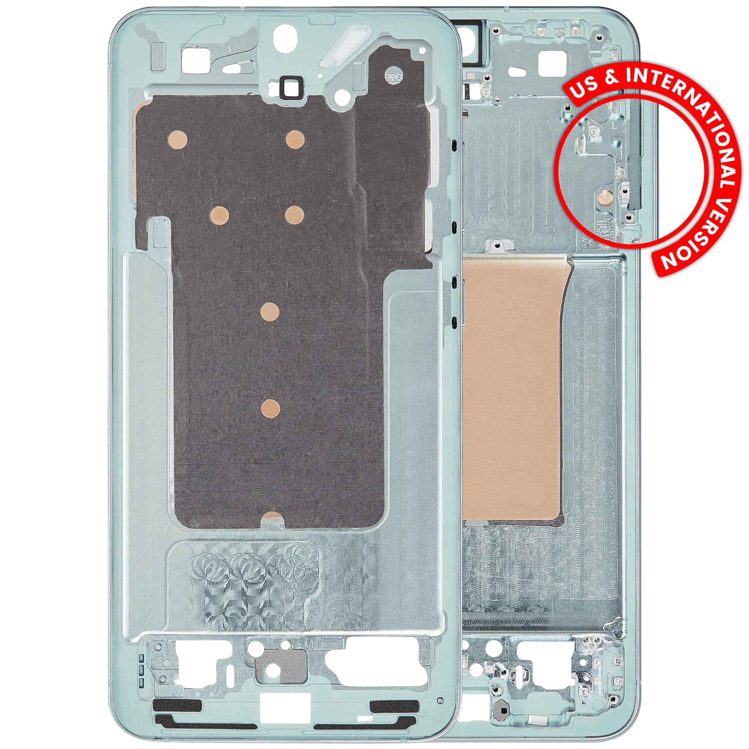 Mid-Frame Housing Compatible For Samsung Galaxy S25 Plus 5G (Us & International Version) (Mint)