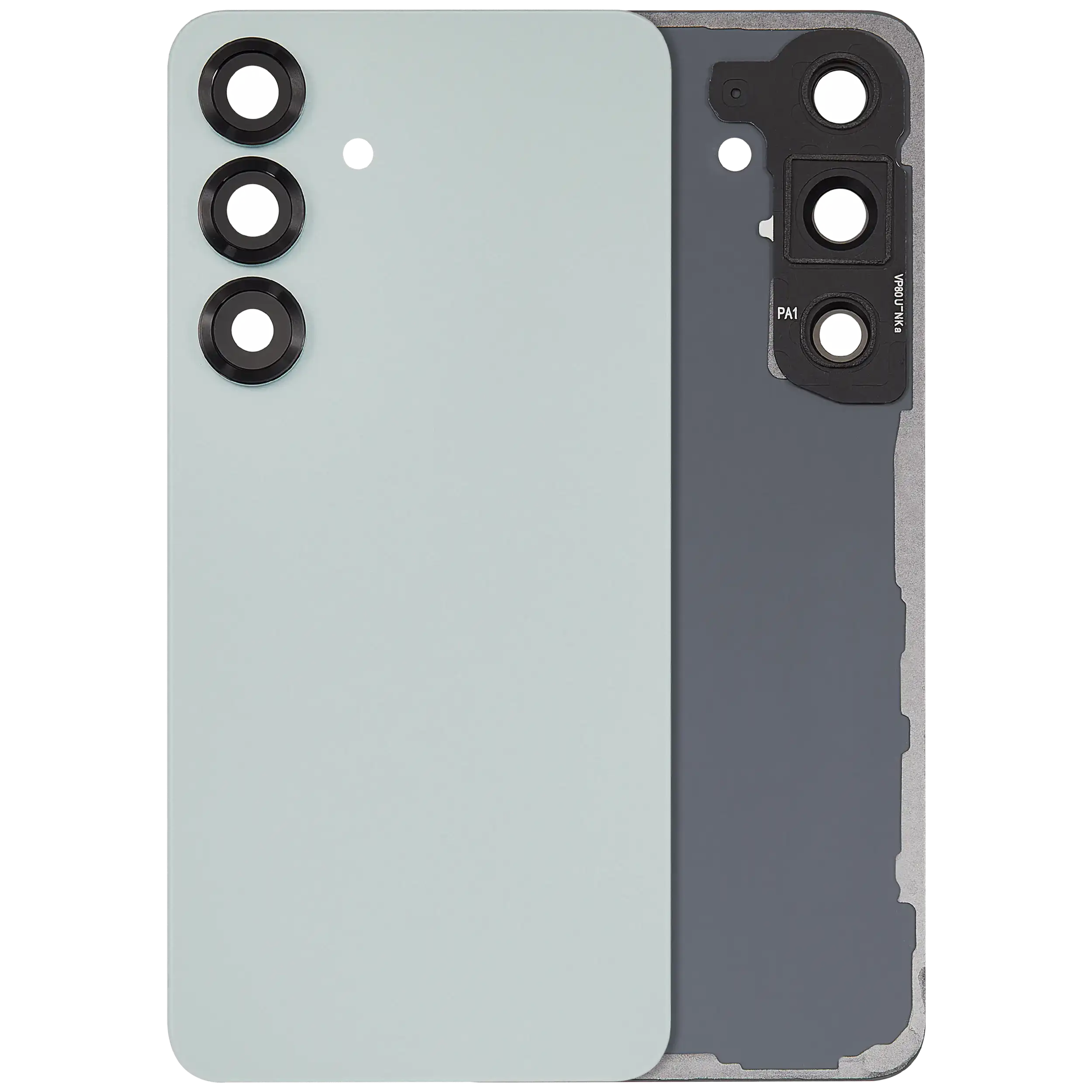 Back Cover Glass With Camera Lens Compatible For Samsung Galaxy S25 5G (No Logo) (Aftermarket Plus) (Mint)