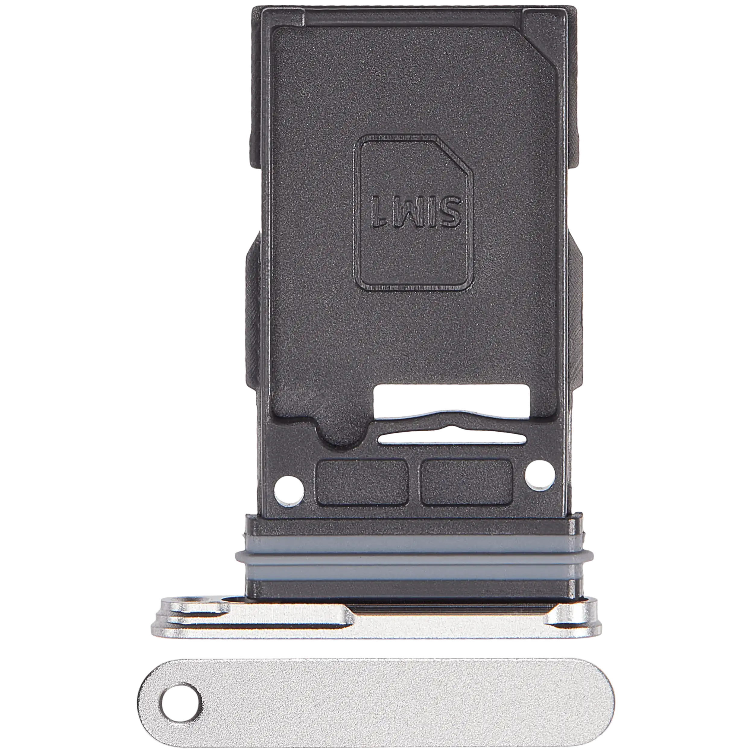 Single Sim Card Tray Compatible For Samsung Galaxy S24 Fe 5G  (Premium) (Gray)