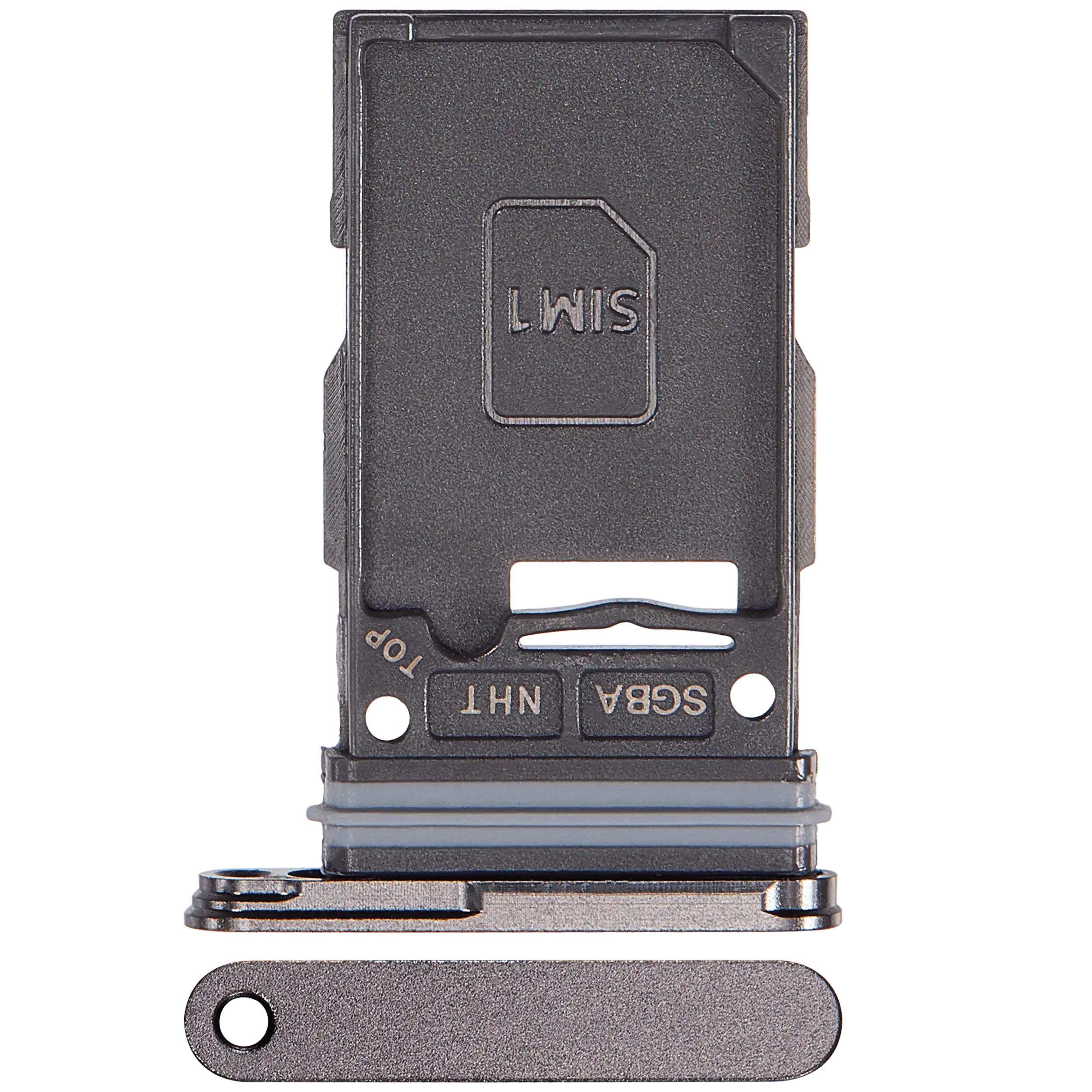 Single Sim Card Tray Compatible For Samsung Galaxy S24 Fe 5G  (Premium) (Graphite)