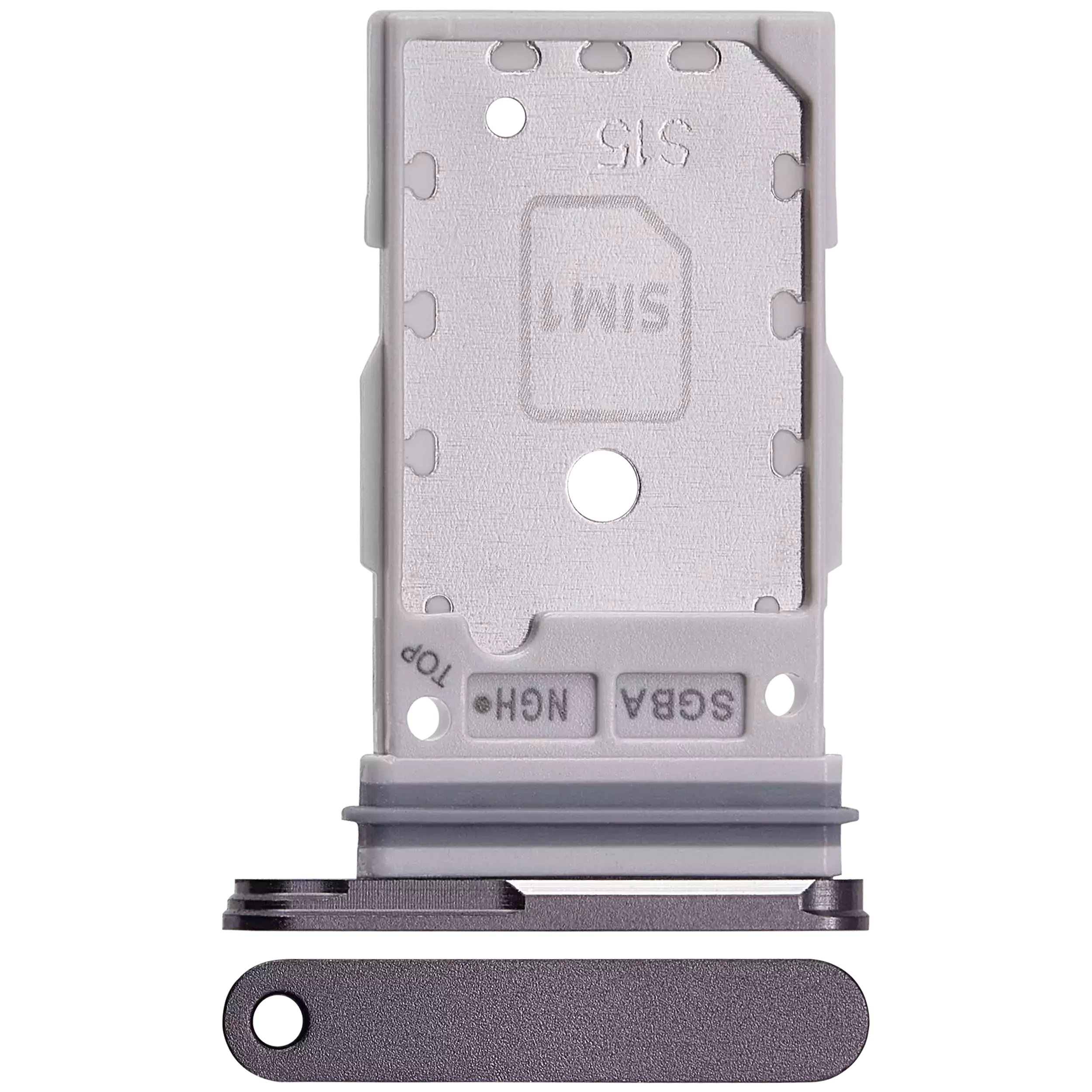 Dual Sim Card Tray Compatible For Samsung Galaxy S24 Fe 5G (Premium) (Graphite)