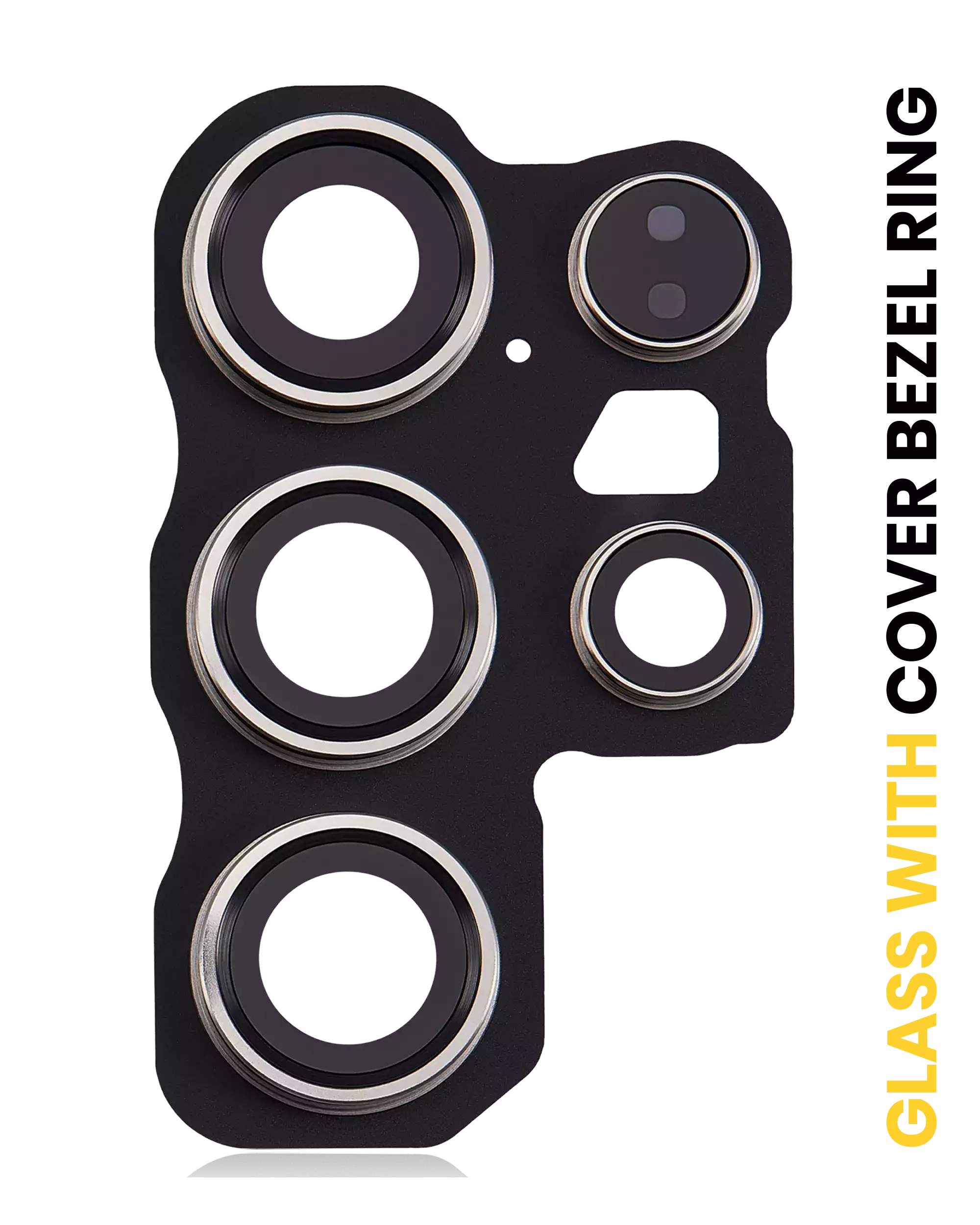 Back Camera Lens With Cover Bezel Ring Compatible For Samsung Galaxy S24 Ultra 5G (Titanium Gray)