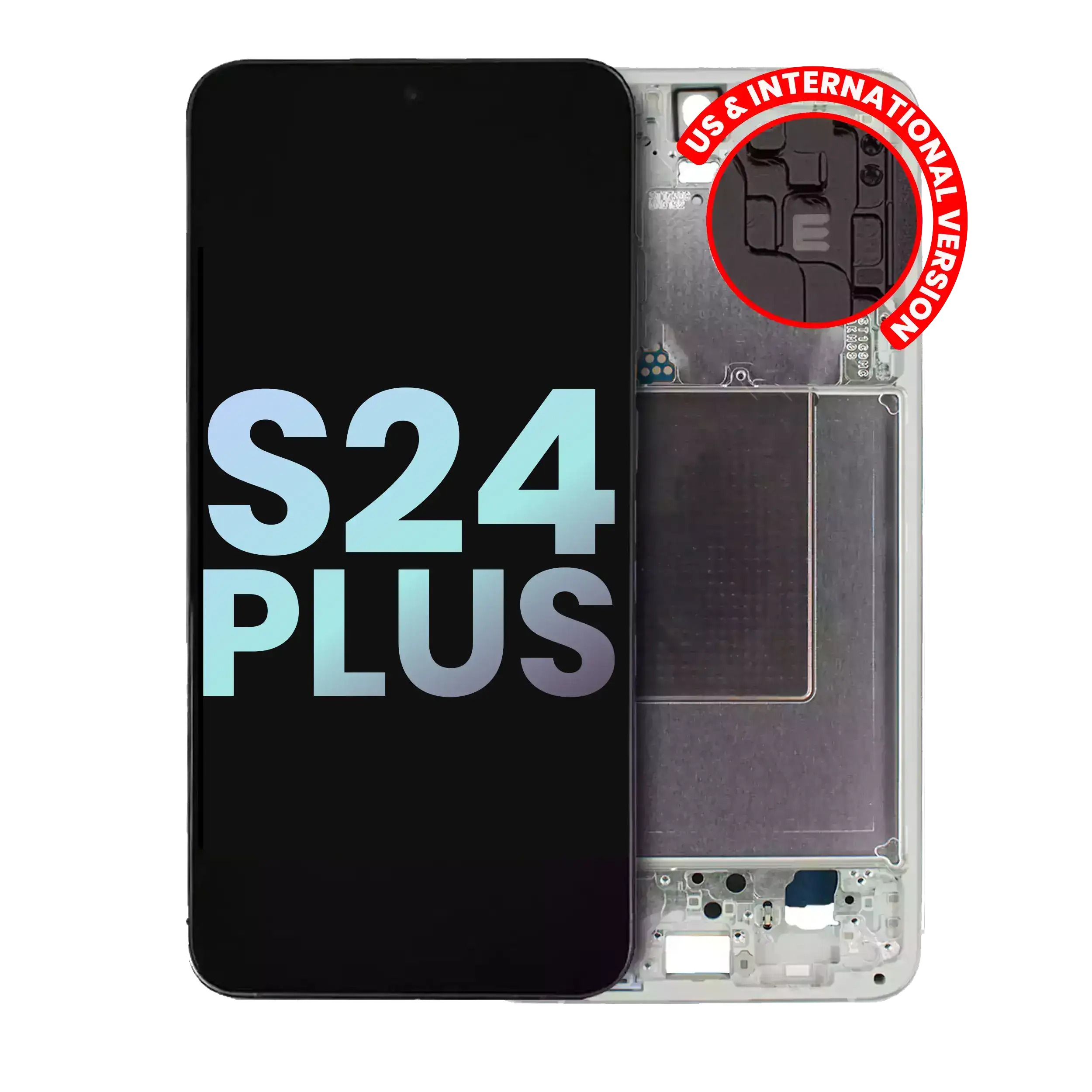 Oled Assembly With Frame Compatible For Samsung Galaxy S24 Plus 5G (Us & International Version) (Service Pack) (Jade Green)