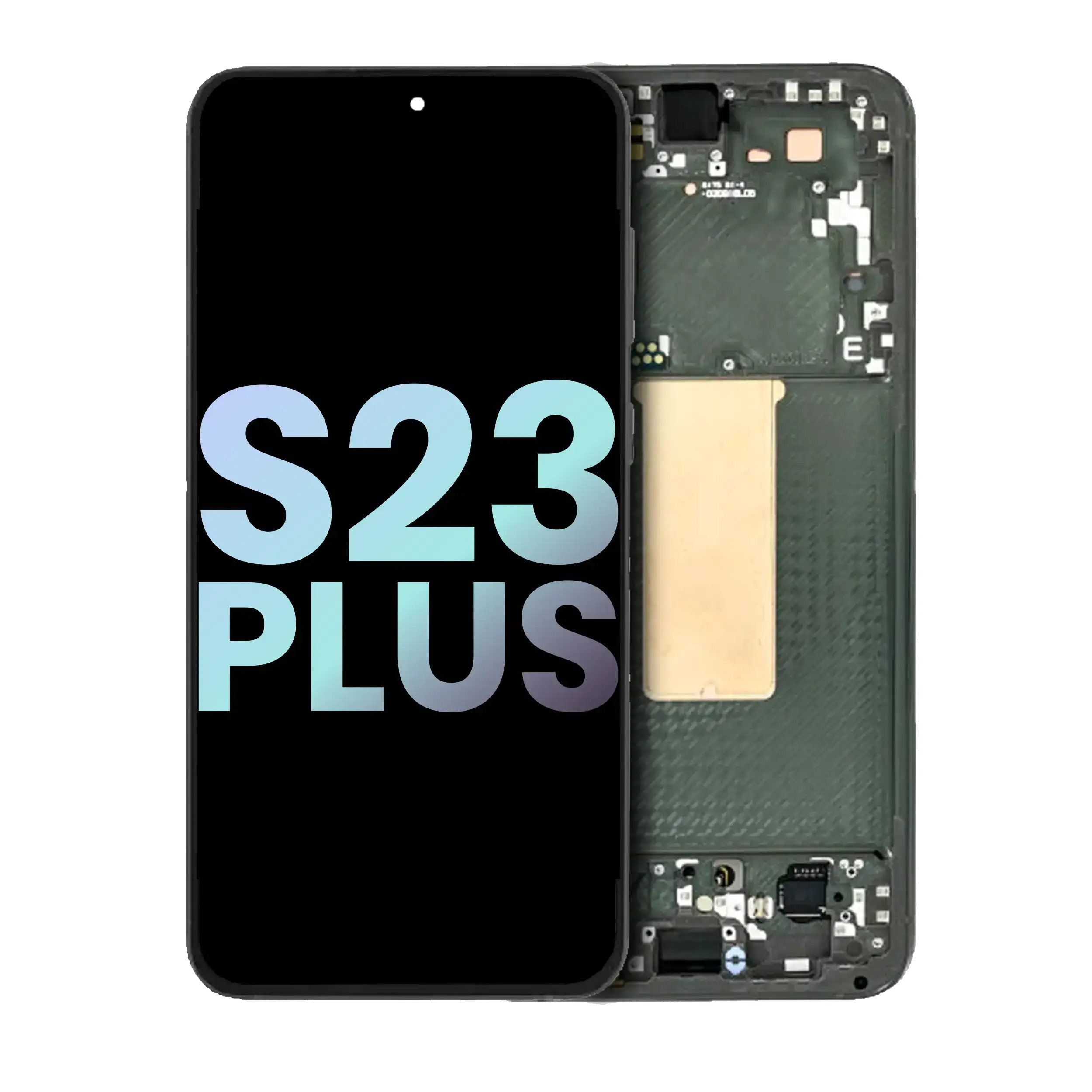 Oled Assembly With Frame Compatible For Samsung Galaxy S23 Plus 5G (Us & International) (Service Pack) (Green)