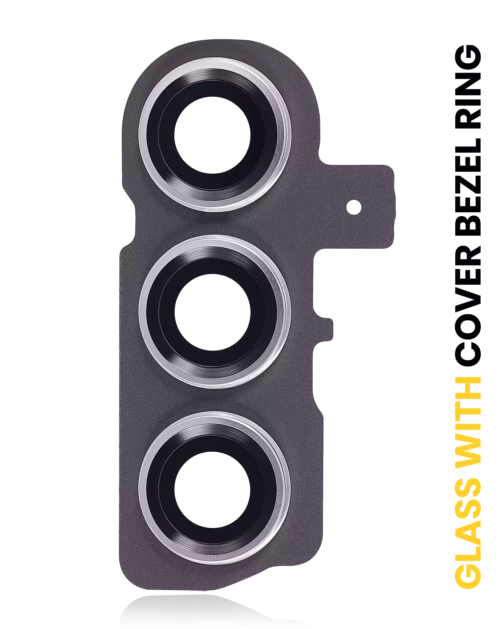 Back Camera Lens With Cover Bezel Ring Compatible For Samsung Galaxy S23 5G / S23 Plus 5G (Cream)
