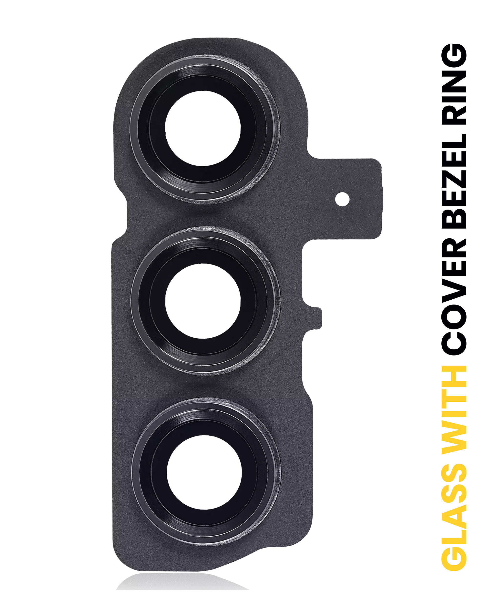 Back Camera Lens With Cover Bezel Ring Compatible For Samsung Galaxy S23 5G / S23 Plus 5G (Phantom Black)