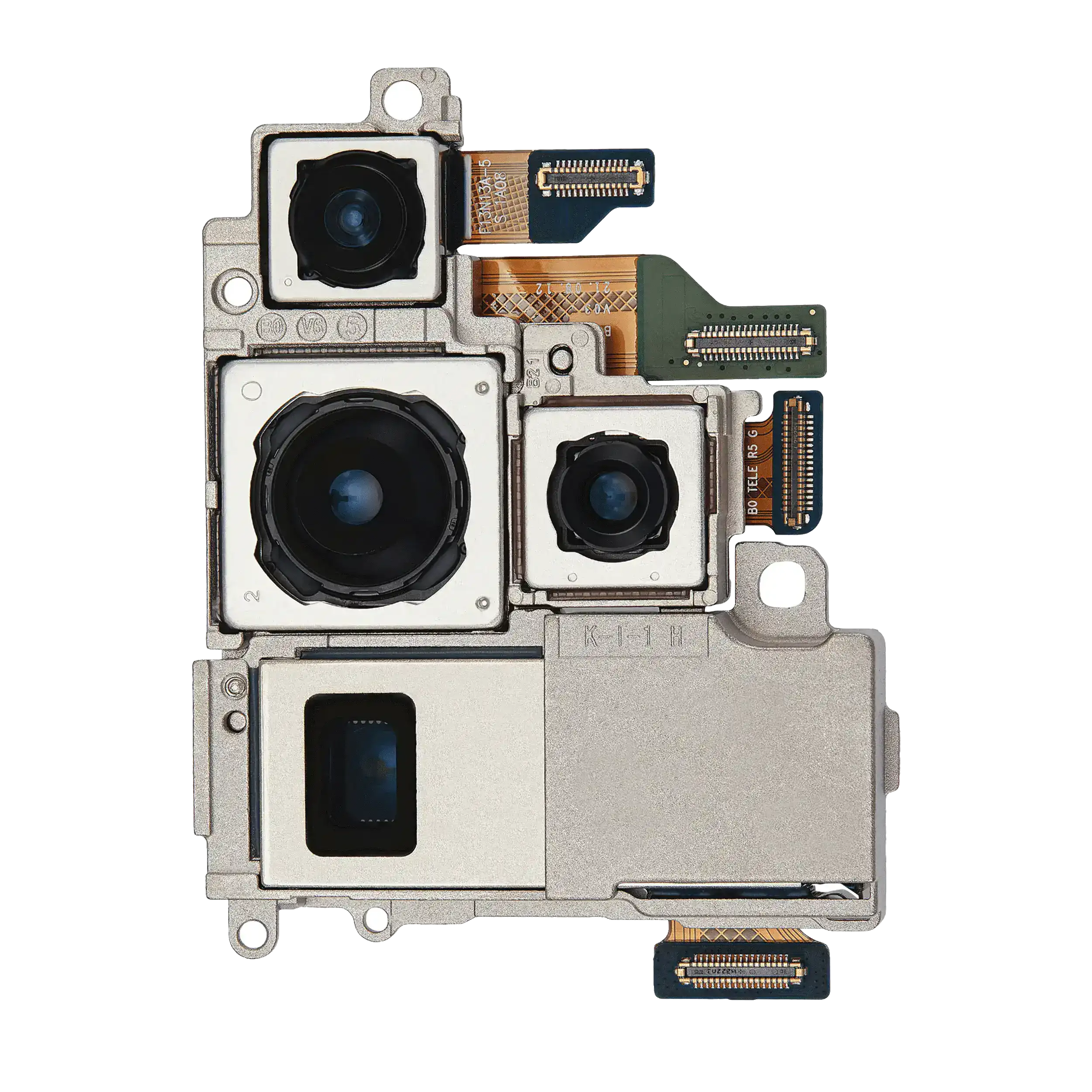 Back Camera Assembly (Wide & Periscope & Ultra Wide & Telephoto) Compatible For Samsung Galaxy S22 Ultra 5G (Used  Pull: Grade A)