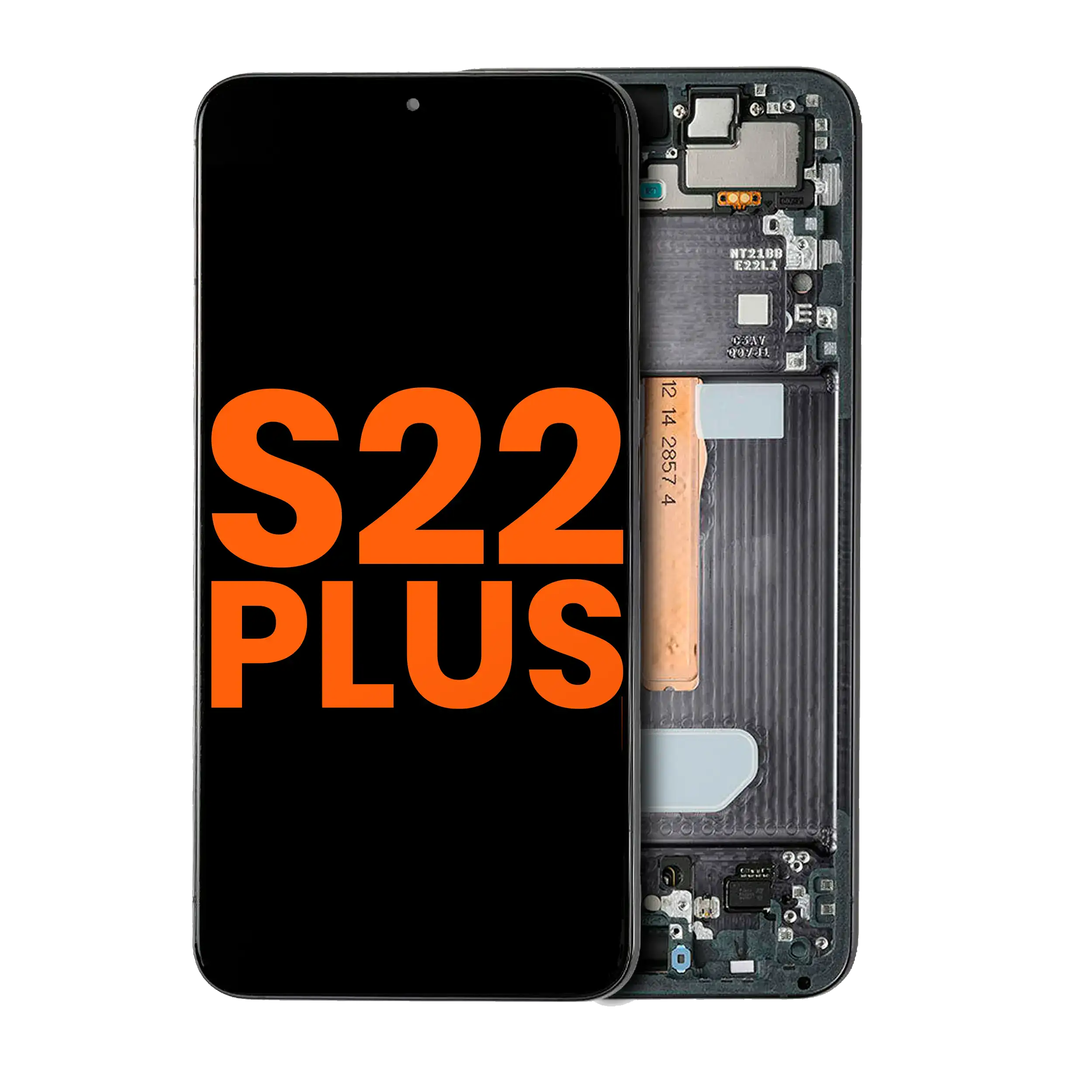 Oled Assembly With Frame Compatible For Samsung Galaxy S22 Plus 5G (Blemish: Grade C) (Phantom Black)