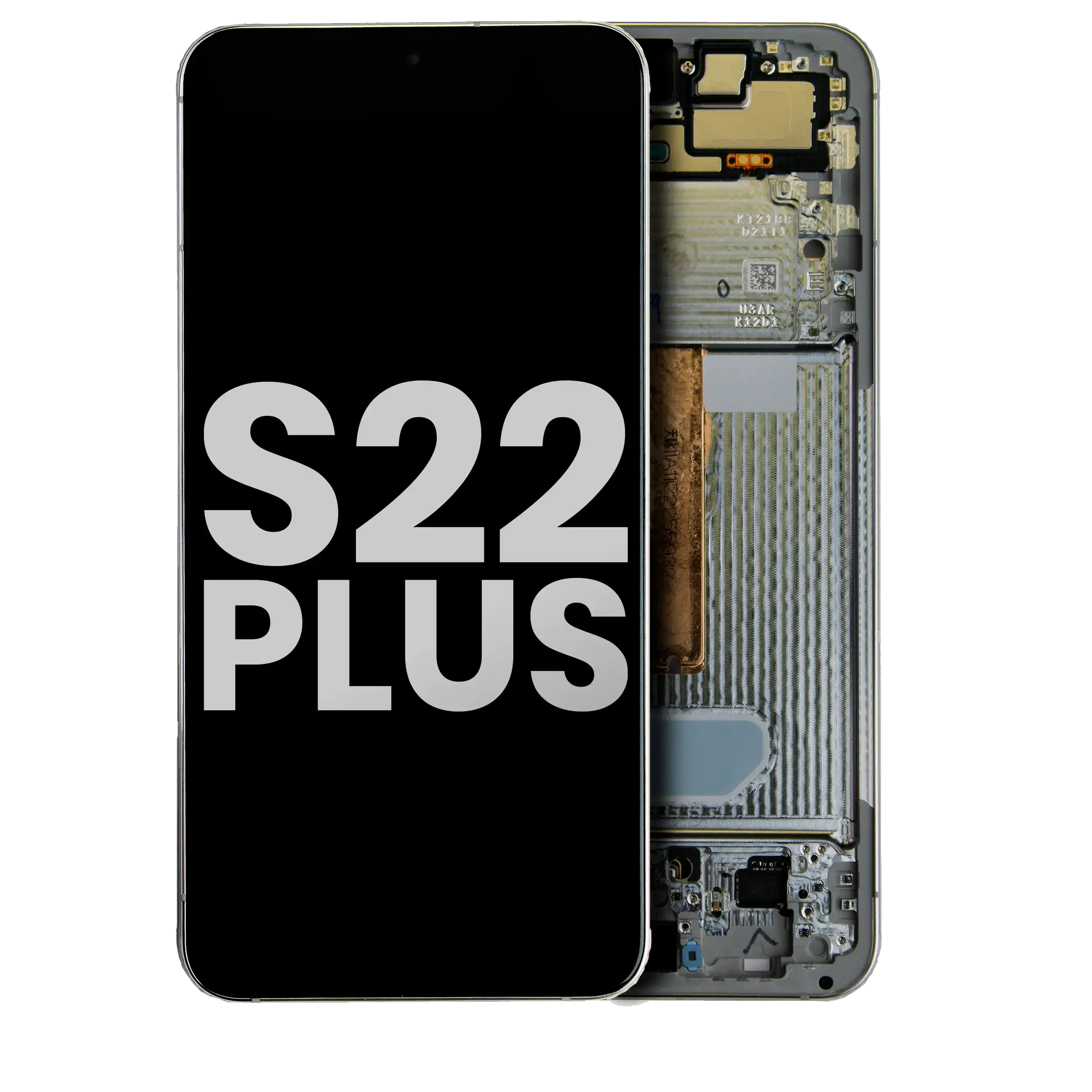 Oled Assembly With Frame Compatible For Samsung Galaxy S22 Plus 5G (Used  Pull: Grade B/C) (White)