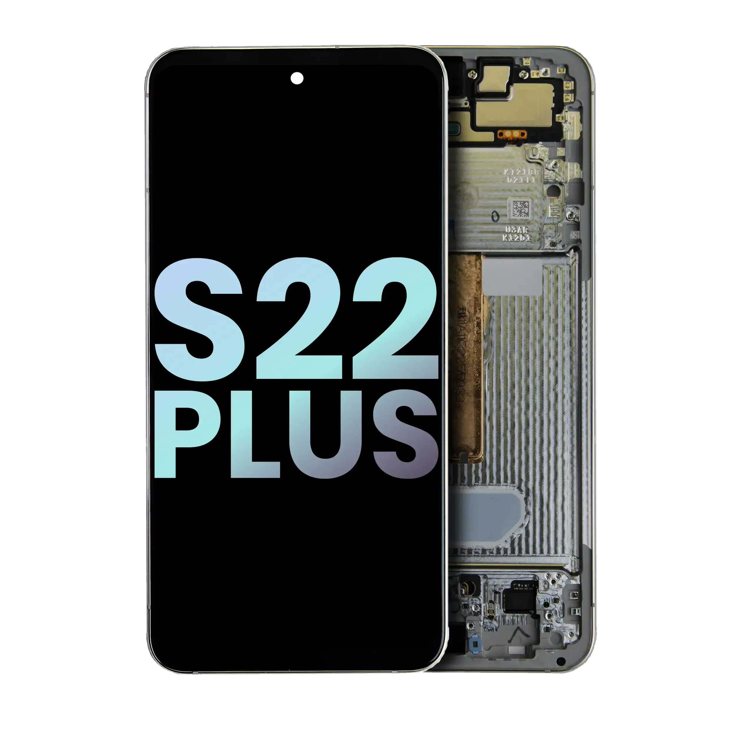 Oled Assembly With Frame Compatible For Samsung Galaxy S22 Plus 5G (Service Pack) (White)