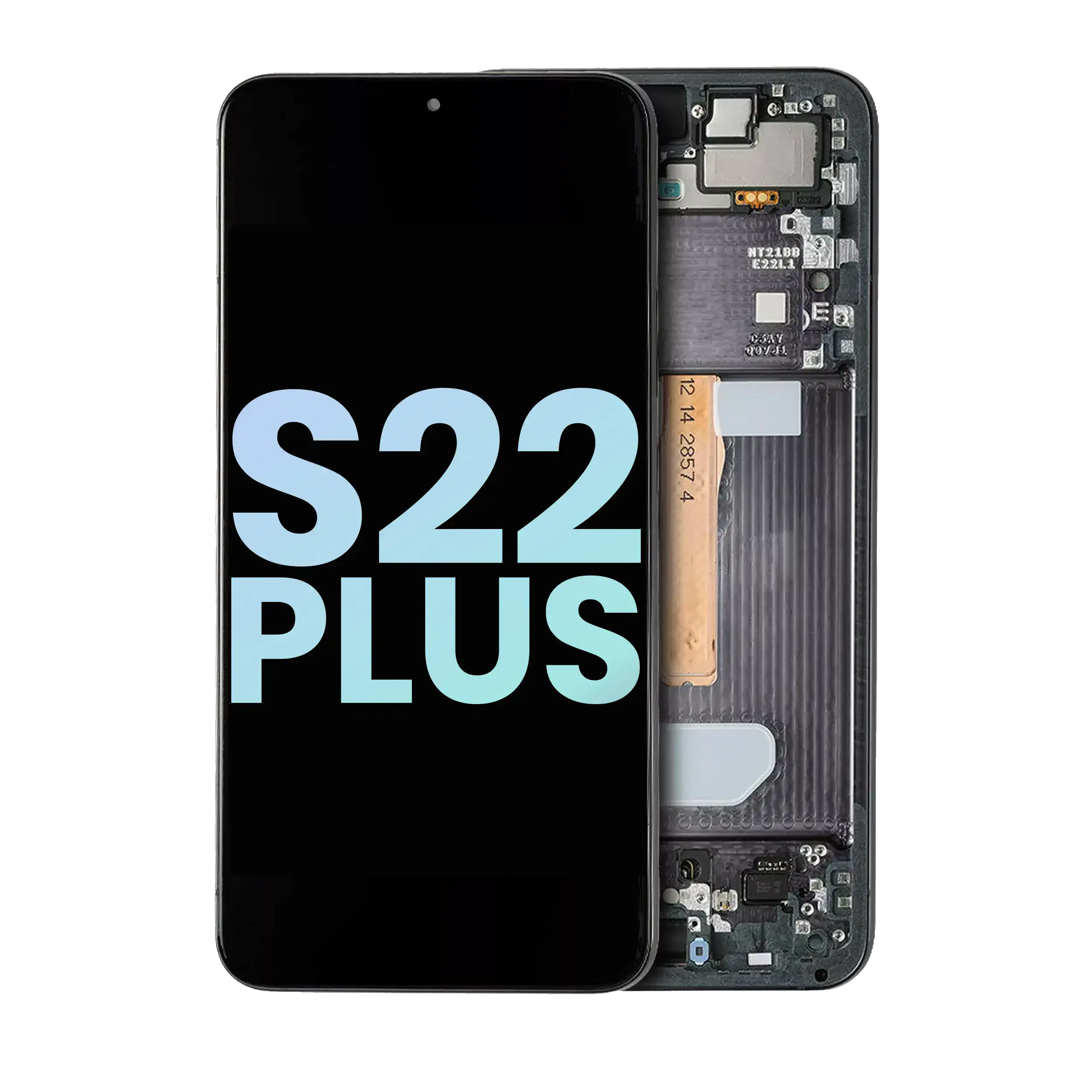 Oled Assembly With Frame Compatible For Samsung Galaxy S22 Plus 5G (Service Pack) (Green)