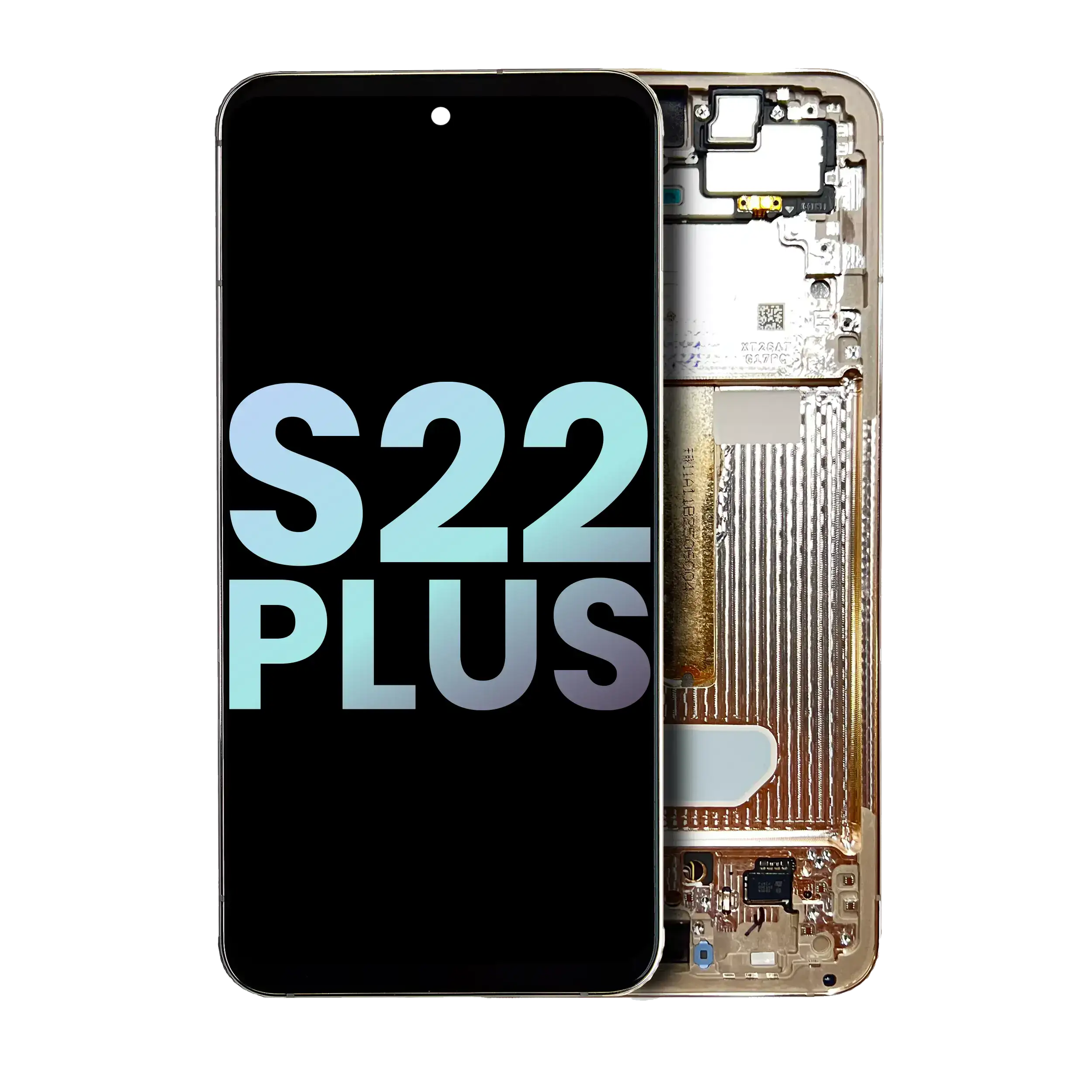 Oled Assembly With Frame Compatible For Samsung Galaxy S22 Plus 5G (Service Pack) (Violet)