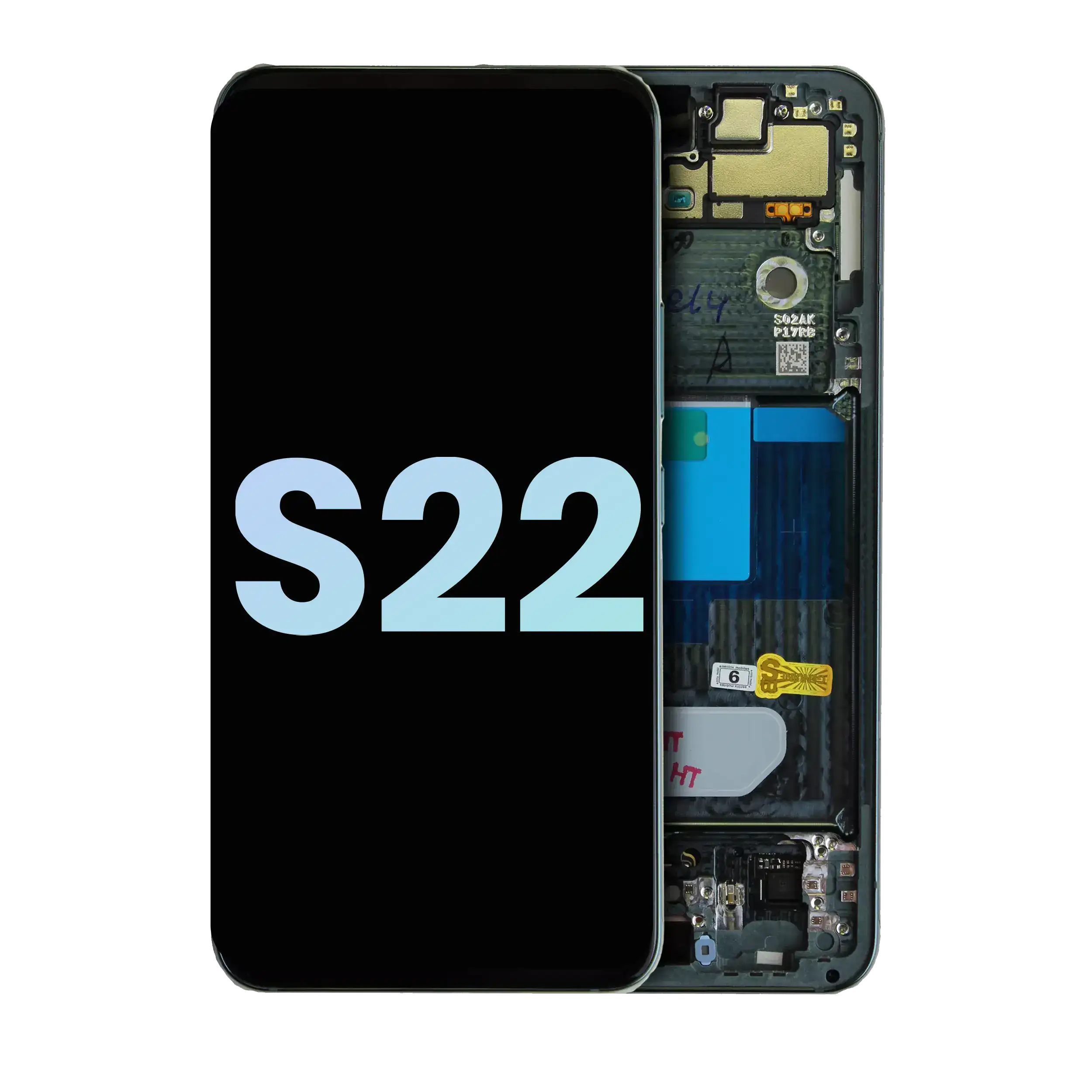 Oled Assembly With Frame Compatible For Samsung Galaxy S22 5G (Service Pack) (Green)