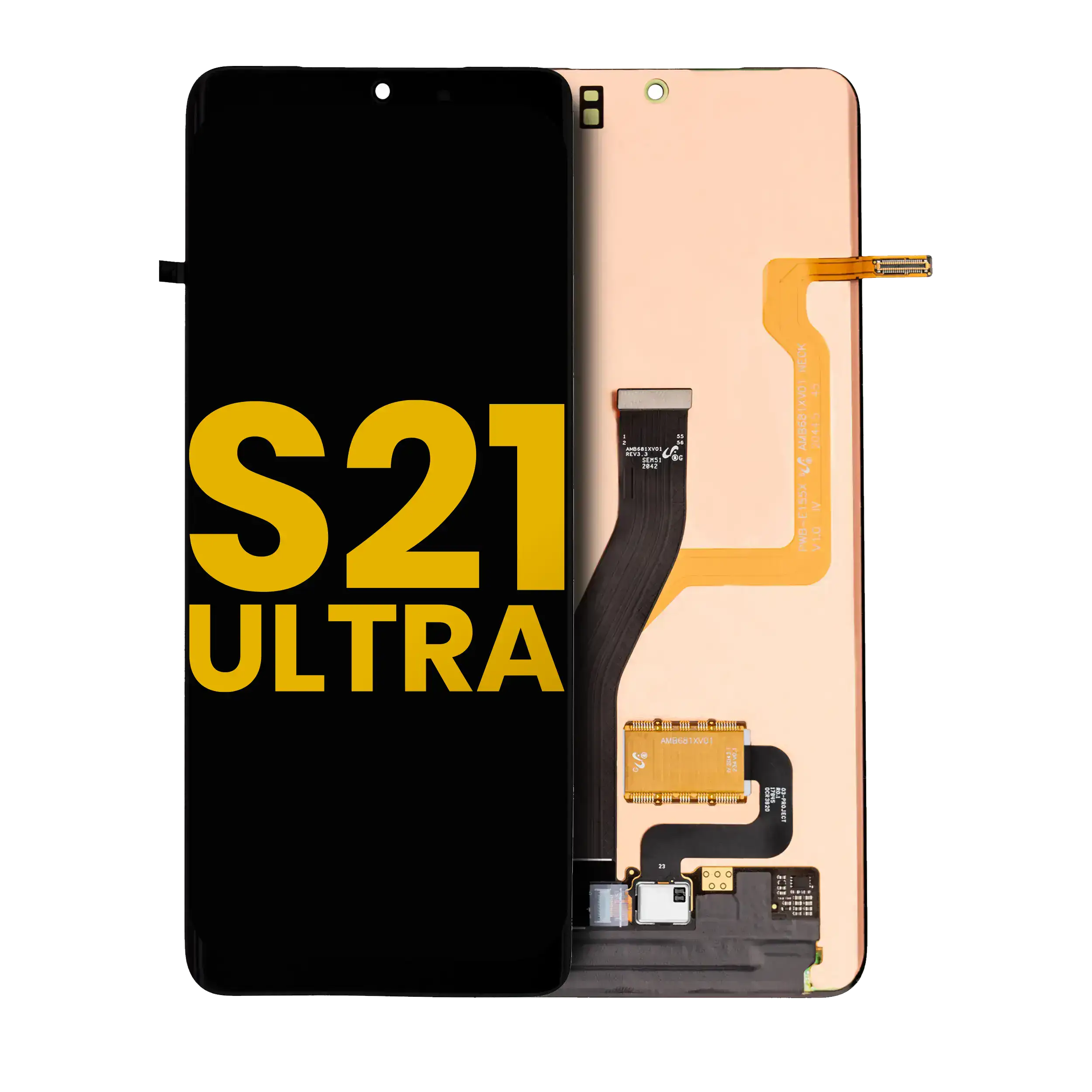 Oled Assembly Without Frame Compatible For Samsung Galaxy S21 Ultra 5G (Refurbished) (All Colors)