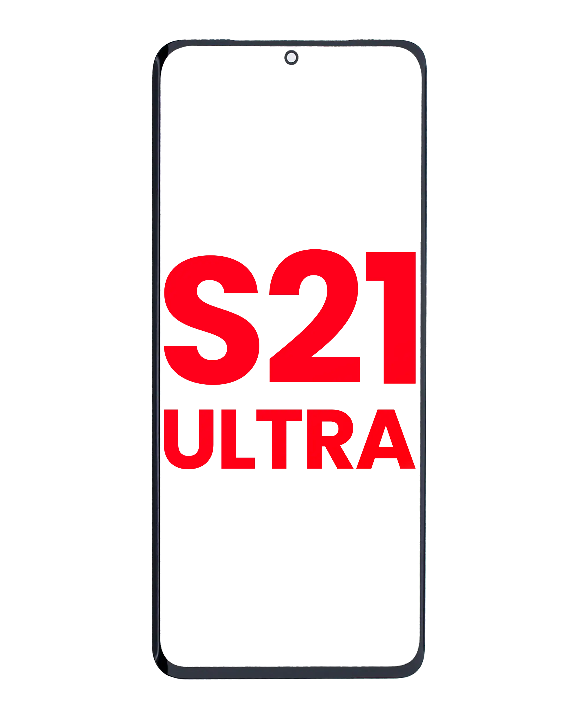 Front Glass Compatible For Samsung Galaxy S21 Ultra