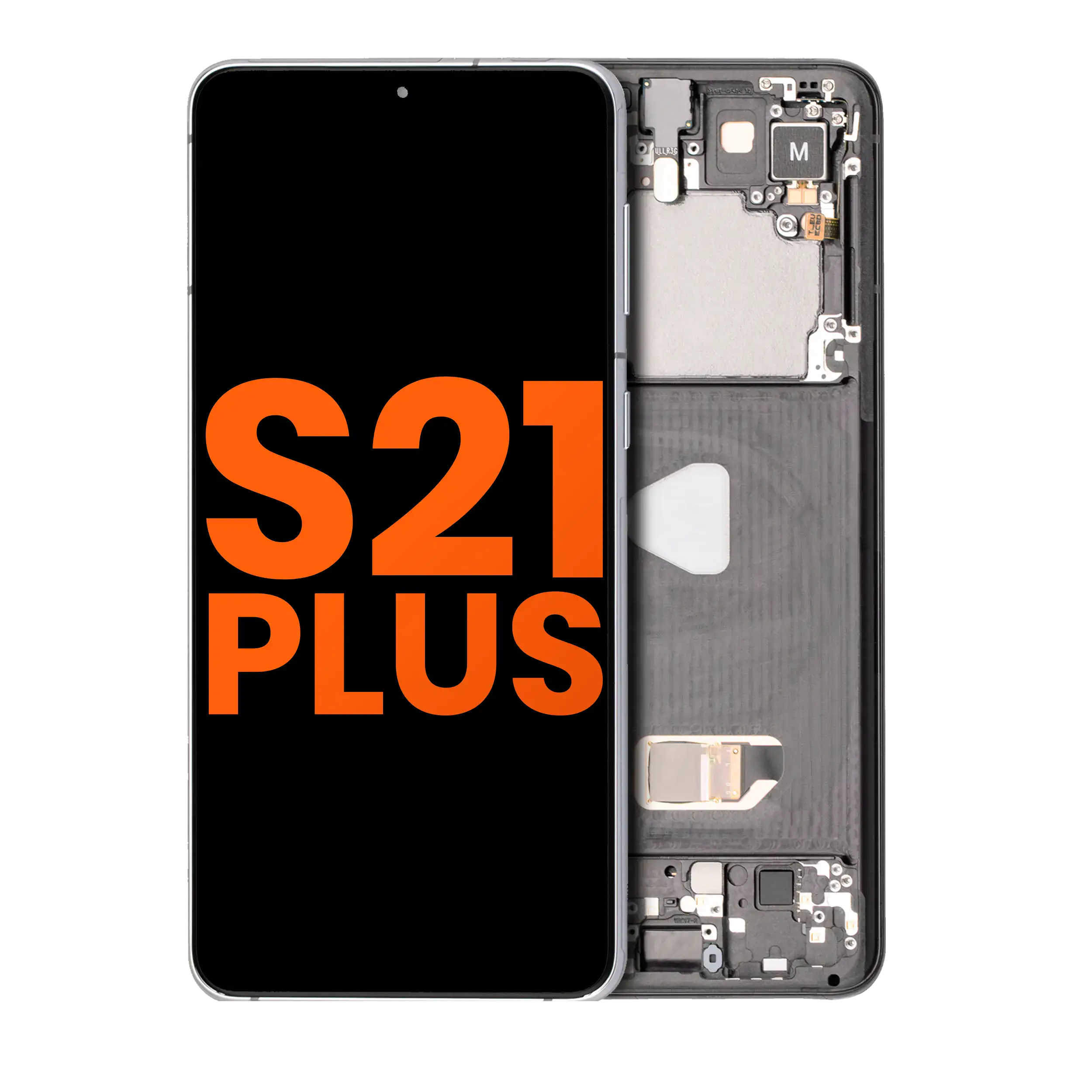Oled Assembly With Frame Compatible For Samsung Galaxy S21 Plus 5G (Blemish: Grade B) (Phantom Black)