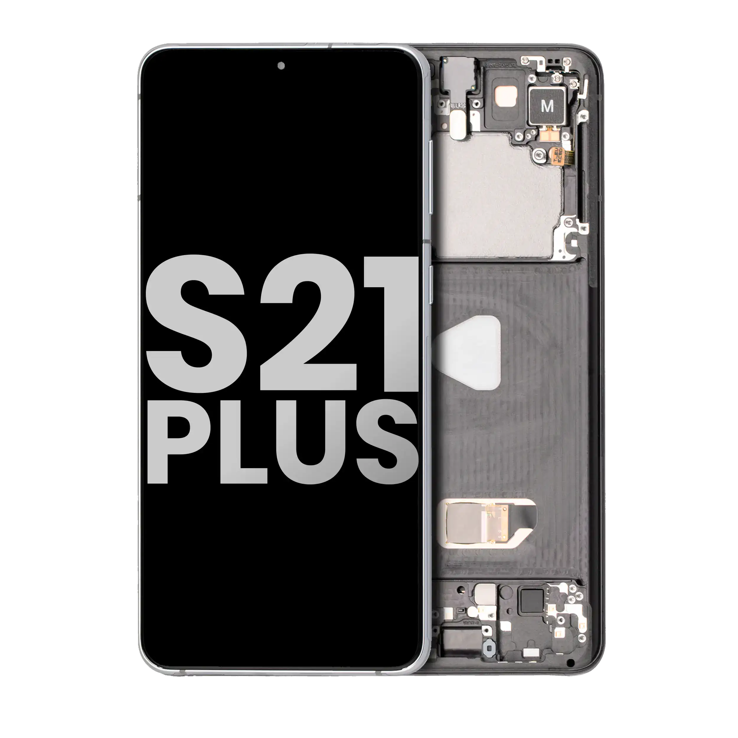 Oled Assembly With Frame Compatible For Samsung Galaxy S21 Plus 5G (Used  Pull: Grade B/C) (Phantom Black)