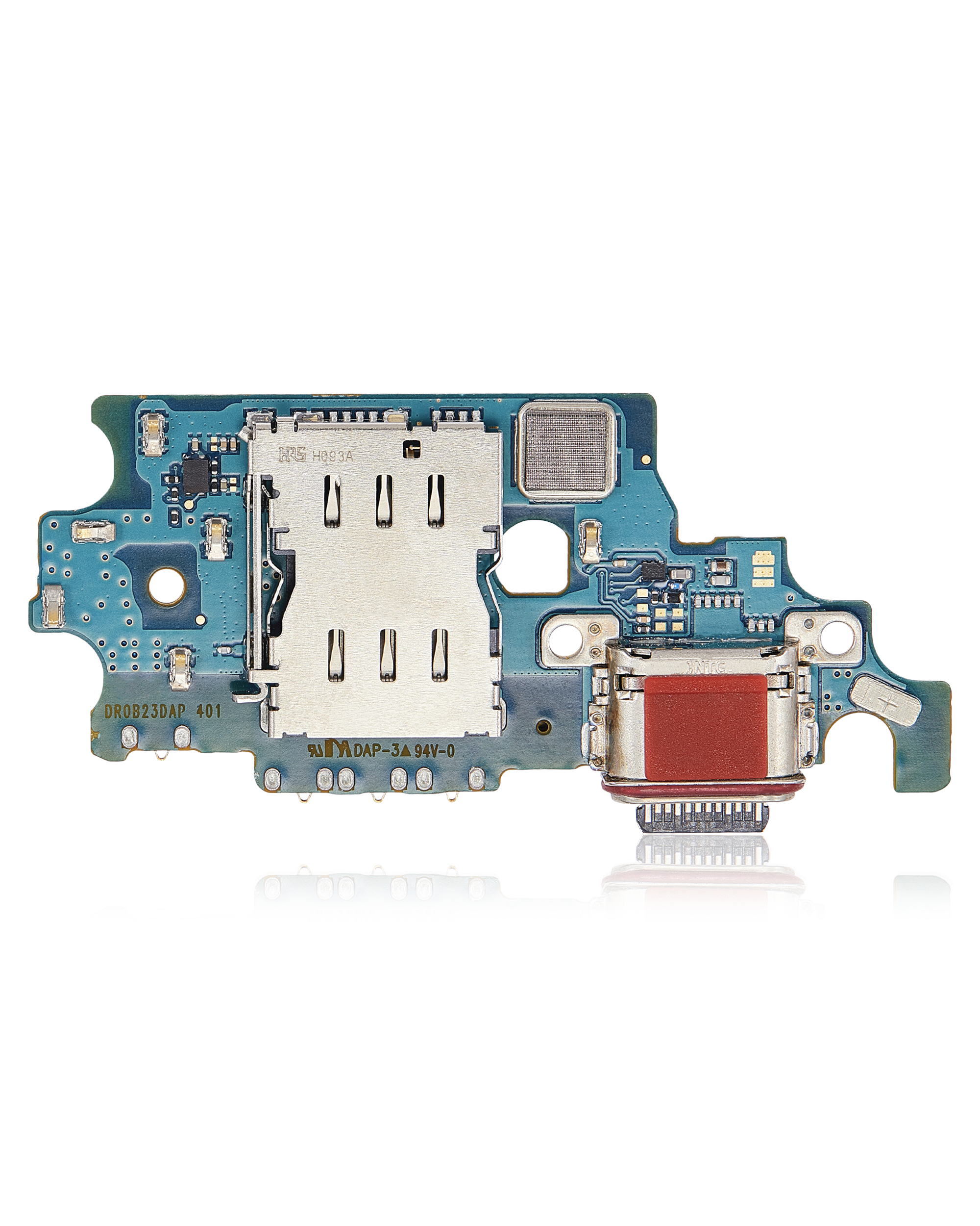 Charging Port Board With Sim Card Reader Compatible For Samsung Galaxy S21 Plus 5G (G9960) (Asia Version) (Premium)