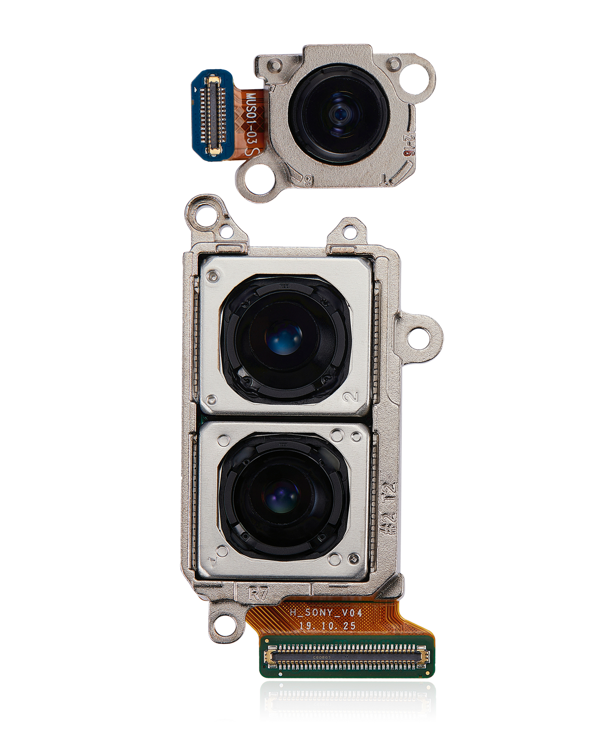 Back Camera (Wide & Telephoto & Ultra Wide) Compatible For Samsung Galaxy S21 5G (G991U) / S21 Plus 5G (G996U) (Us Version)