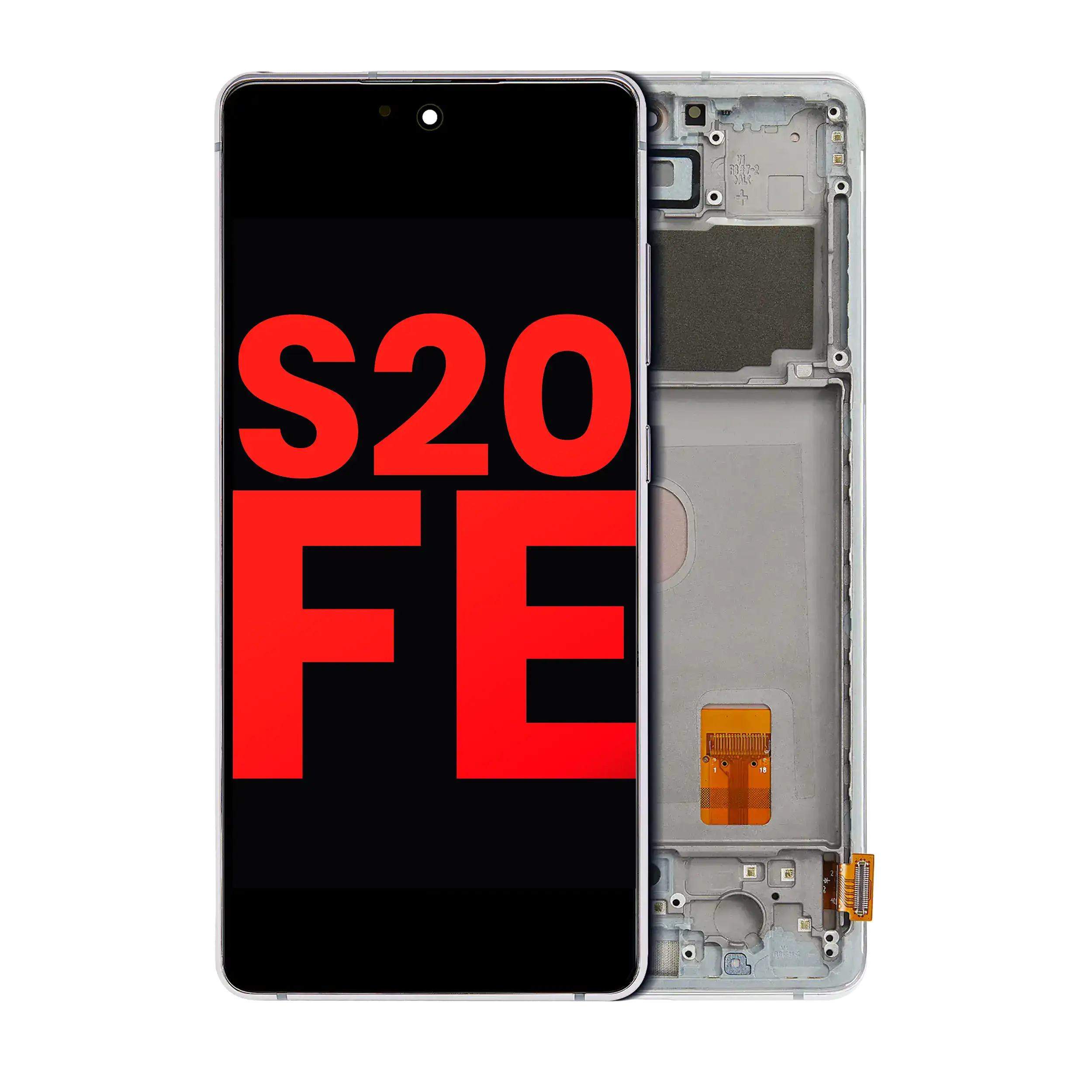 Oled Assembly With Frame Compatible For Samsung Galaxy S20 Fe 4G / 5G (Aftermarket Plus) (Cloud Mint)