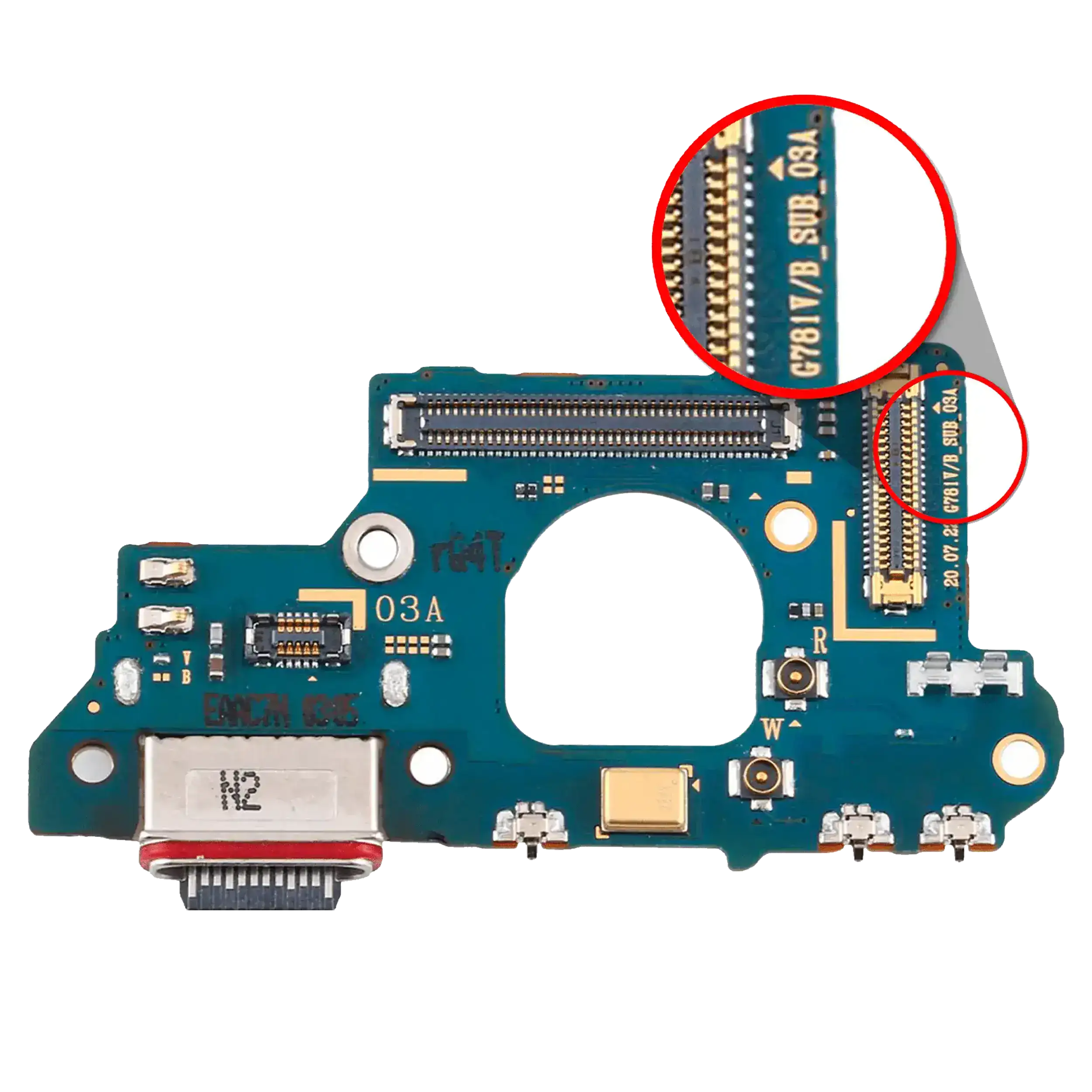 Charging Port Board Compatible For Samsung Galaxy S20 Fe 5G  (All Models) (Premium)