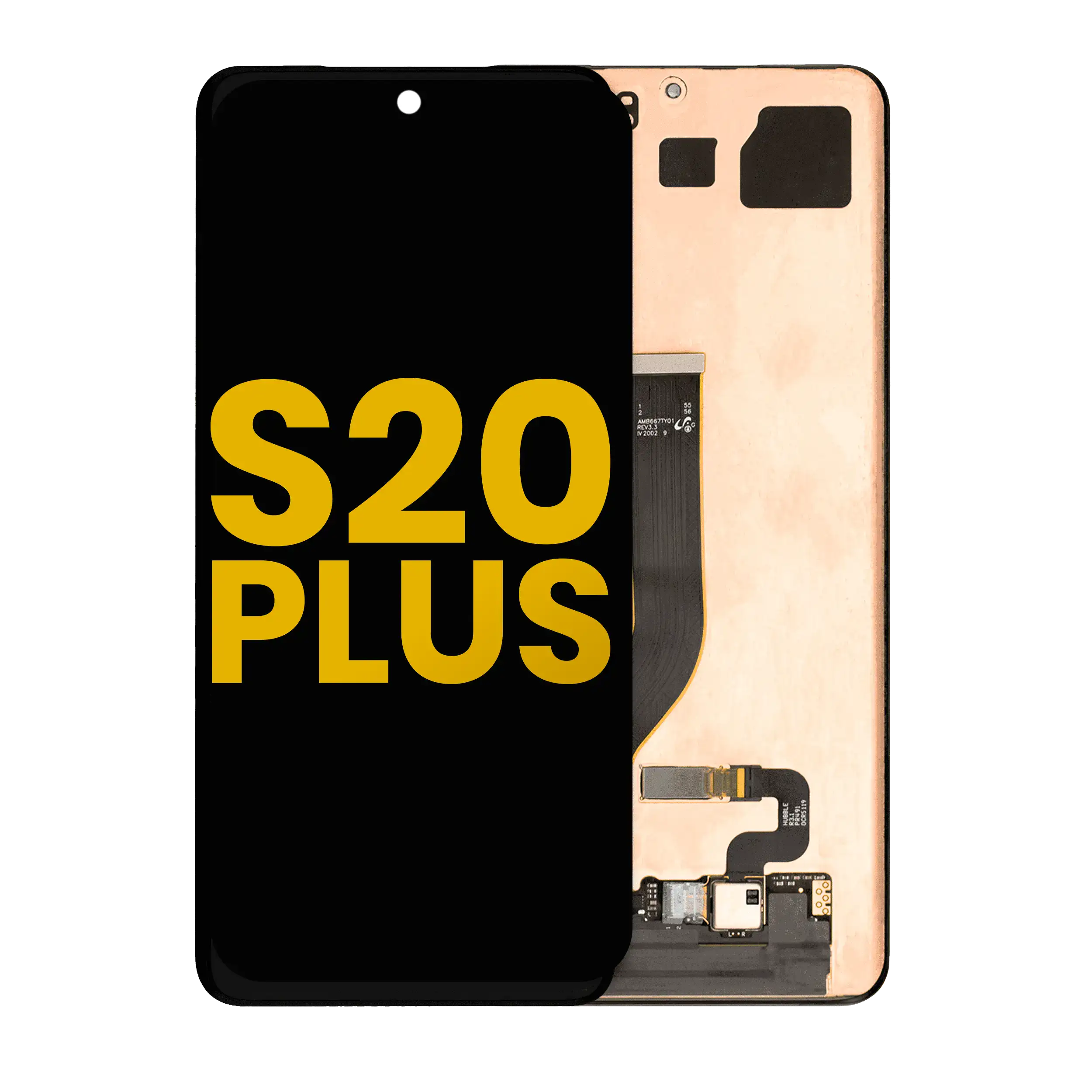Oled Assembly Without Frame Compatible For Samsung Galaxy S20 Plus 5G (Refurbished) (All Colors)