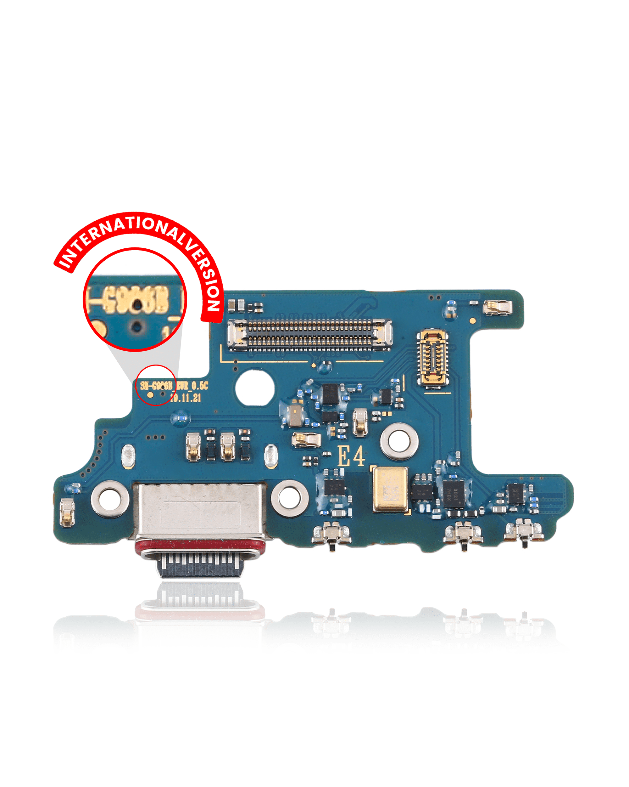 Charging Port With Board Compatible For Samsung Galaxy S20 Plus 5G (G986B) (International Version) (Premium)
