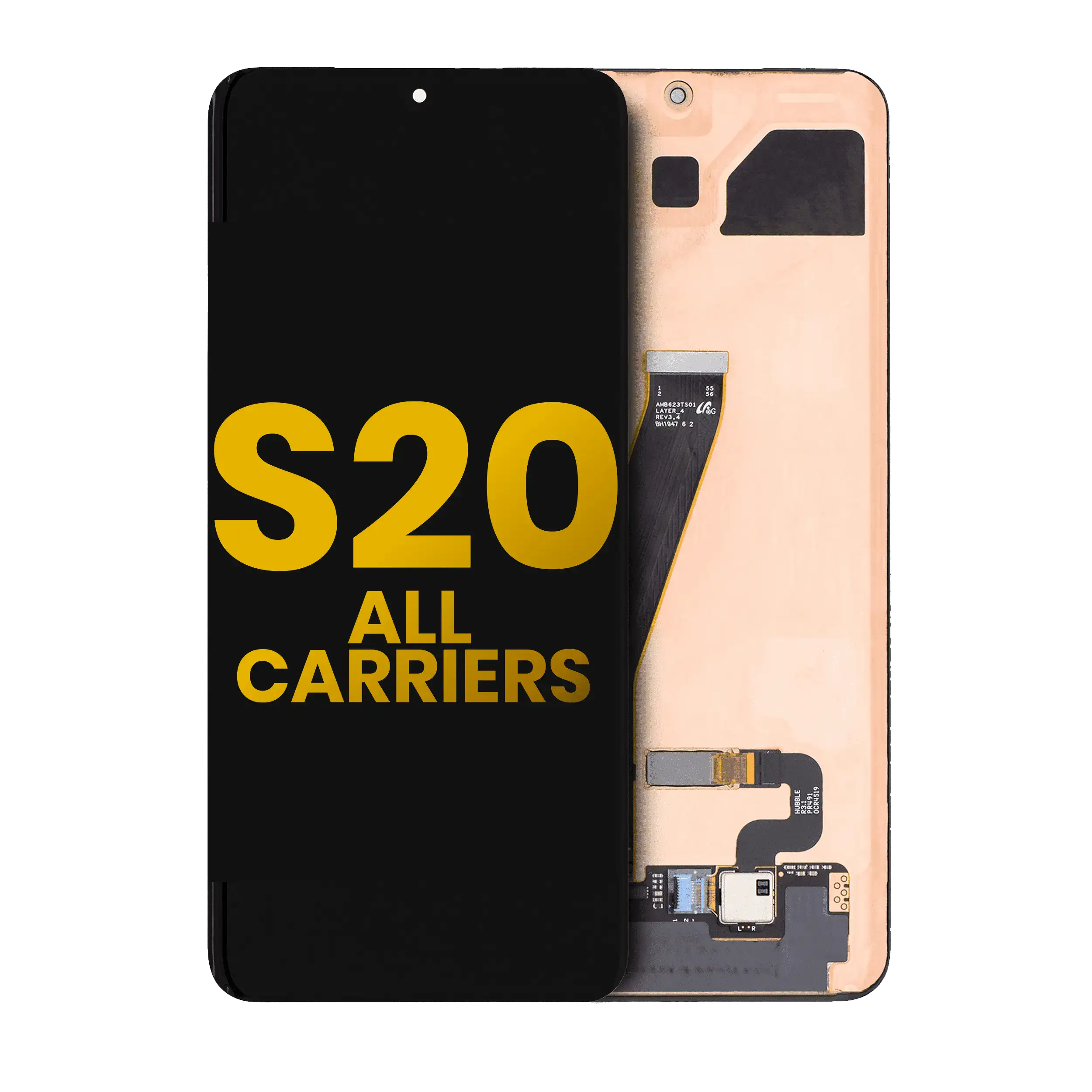 Oled Assembly Without Frame Compatible For Samsung Galaxy S20 5G (Compatible For All Carriers) (Refurbished) (All Colors)