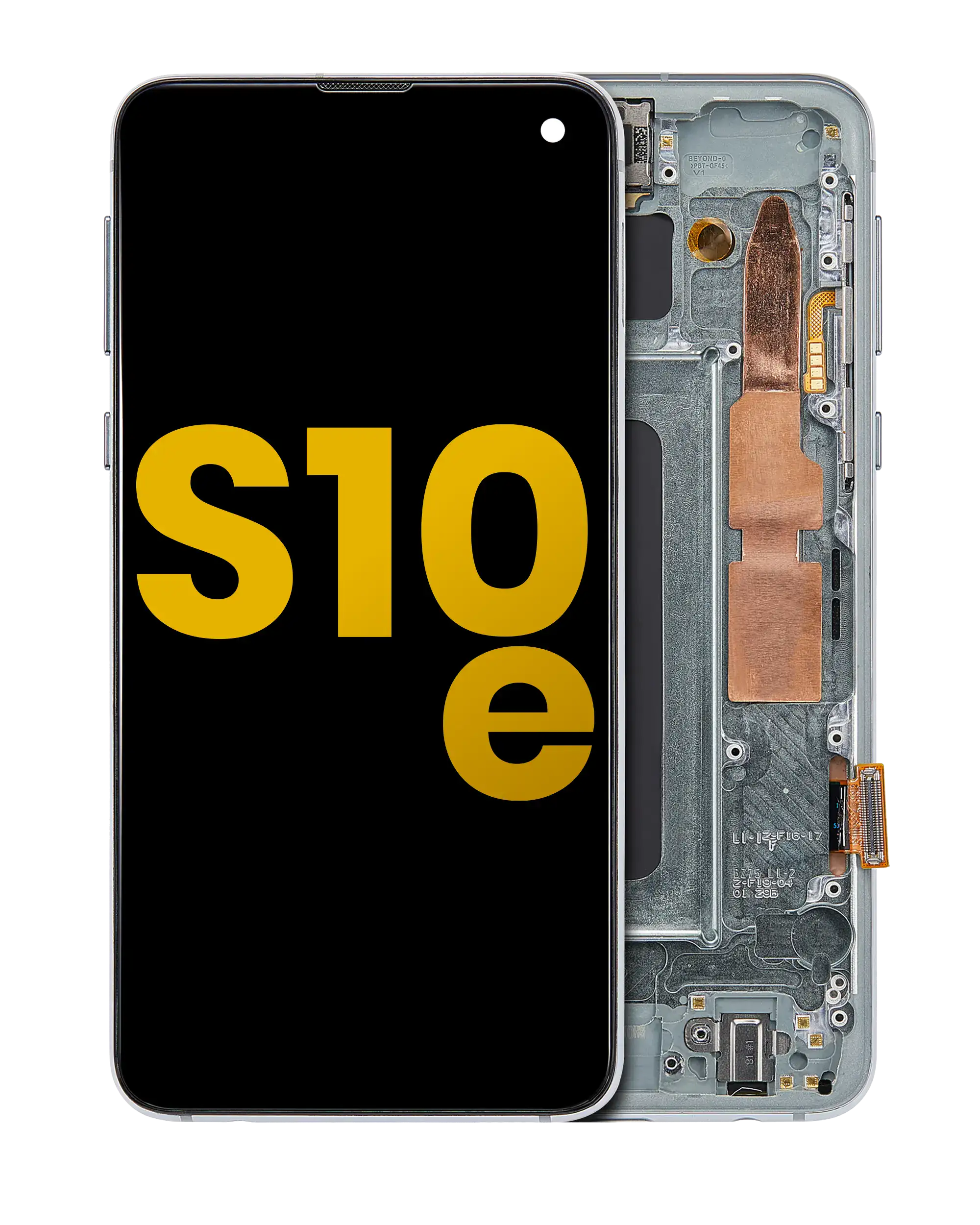 Oled Assembly With Frame Compatible For Samsung Galaxy S10E (Refurbished) (Prism Green)