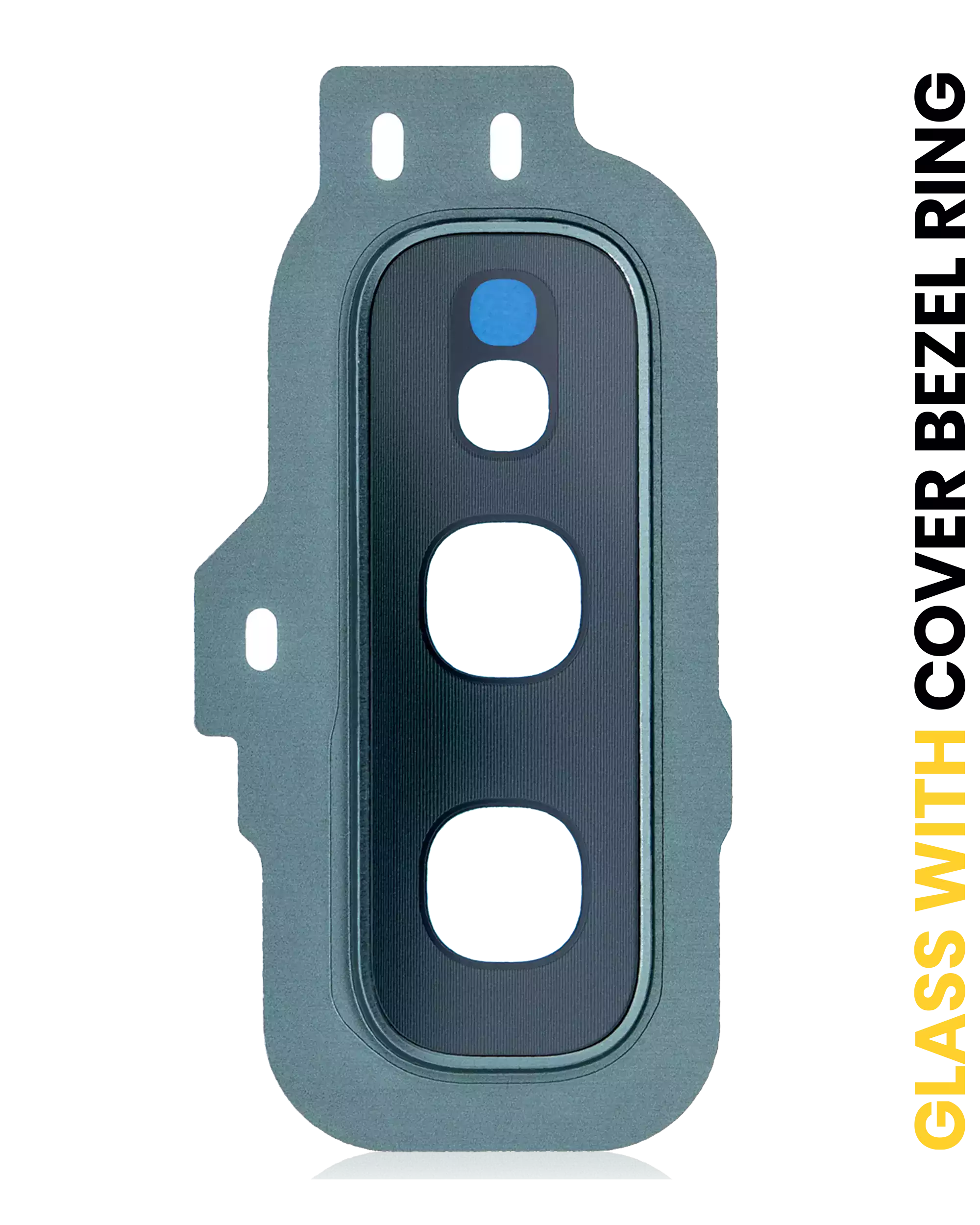 Back Camera Lens With Cover Bezel Ring Compatible For Samsung Galaxy S10E (Prism Green)
