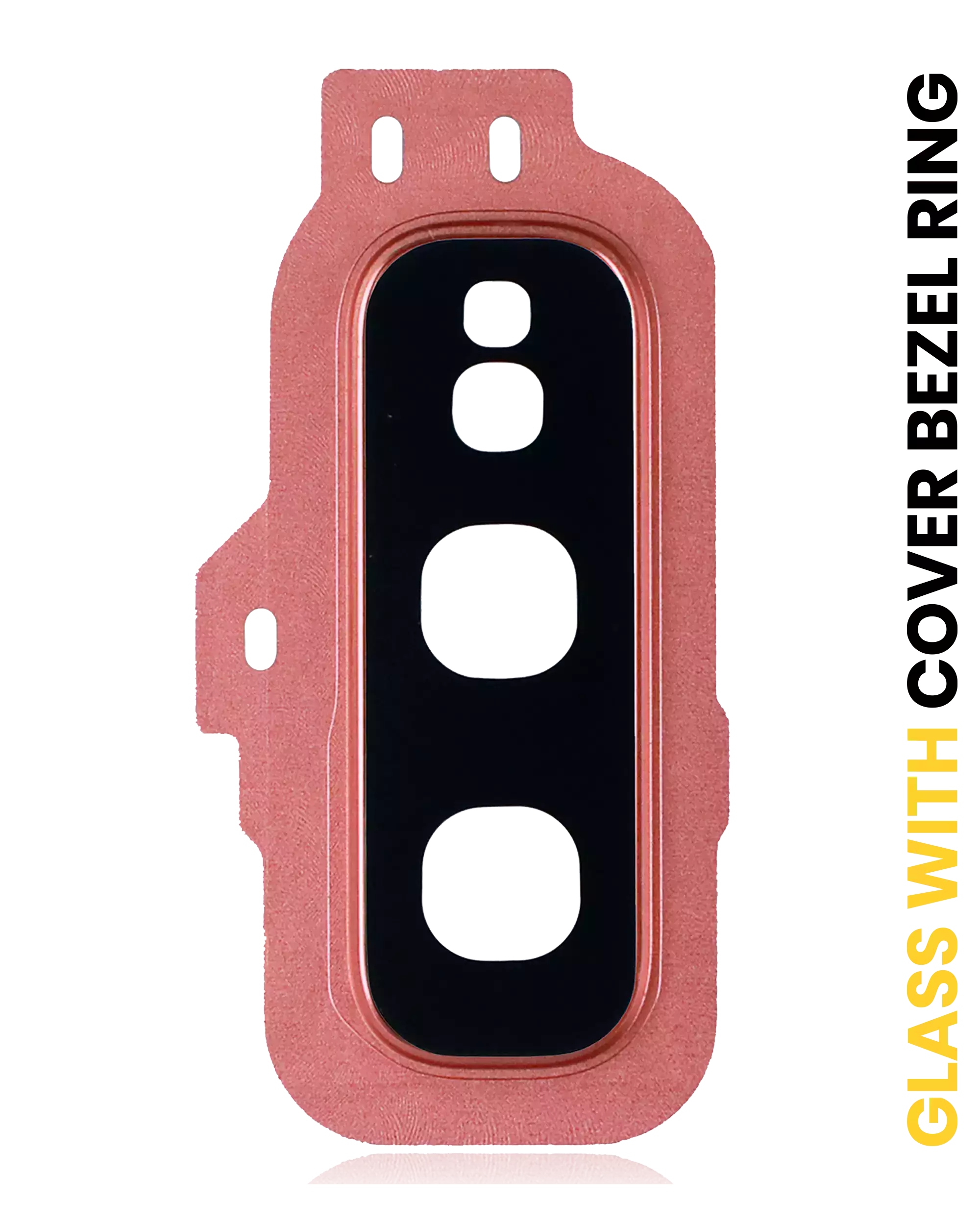 Back Camera Lens With Cover Bezel Ring Compatible For Samsung Galaxy S10E (Flamingo Pink)