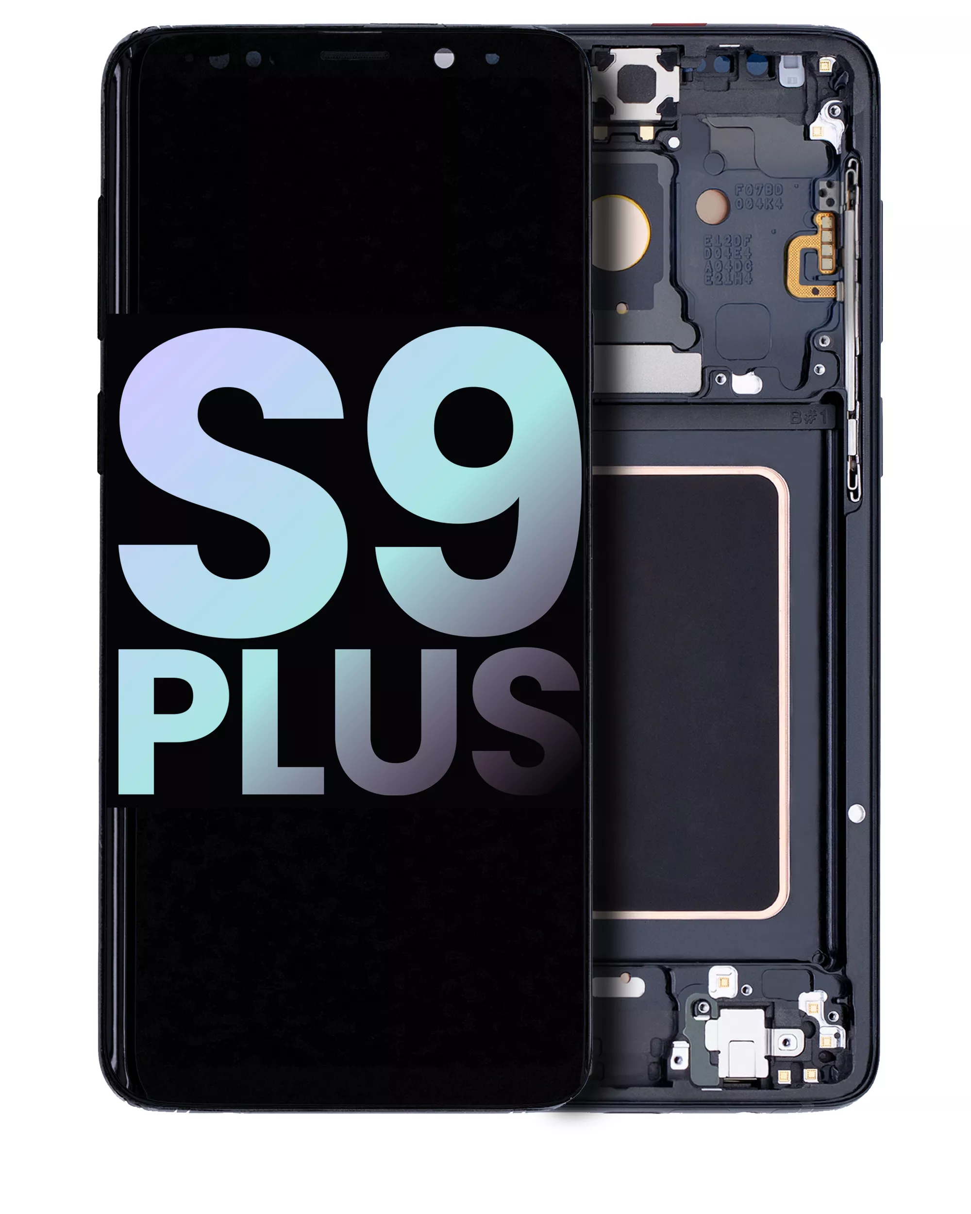 Oled Assembly With Frame Compatible For Samsung Galaxy S9 Plus (Service Pack) (Midnight Black)