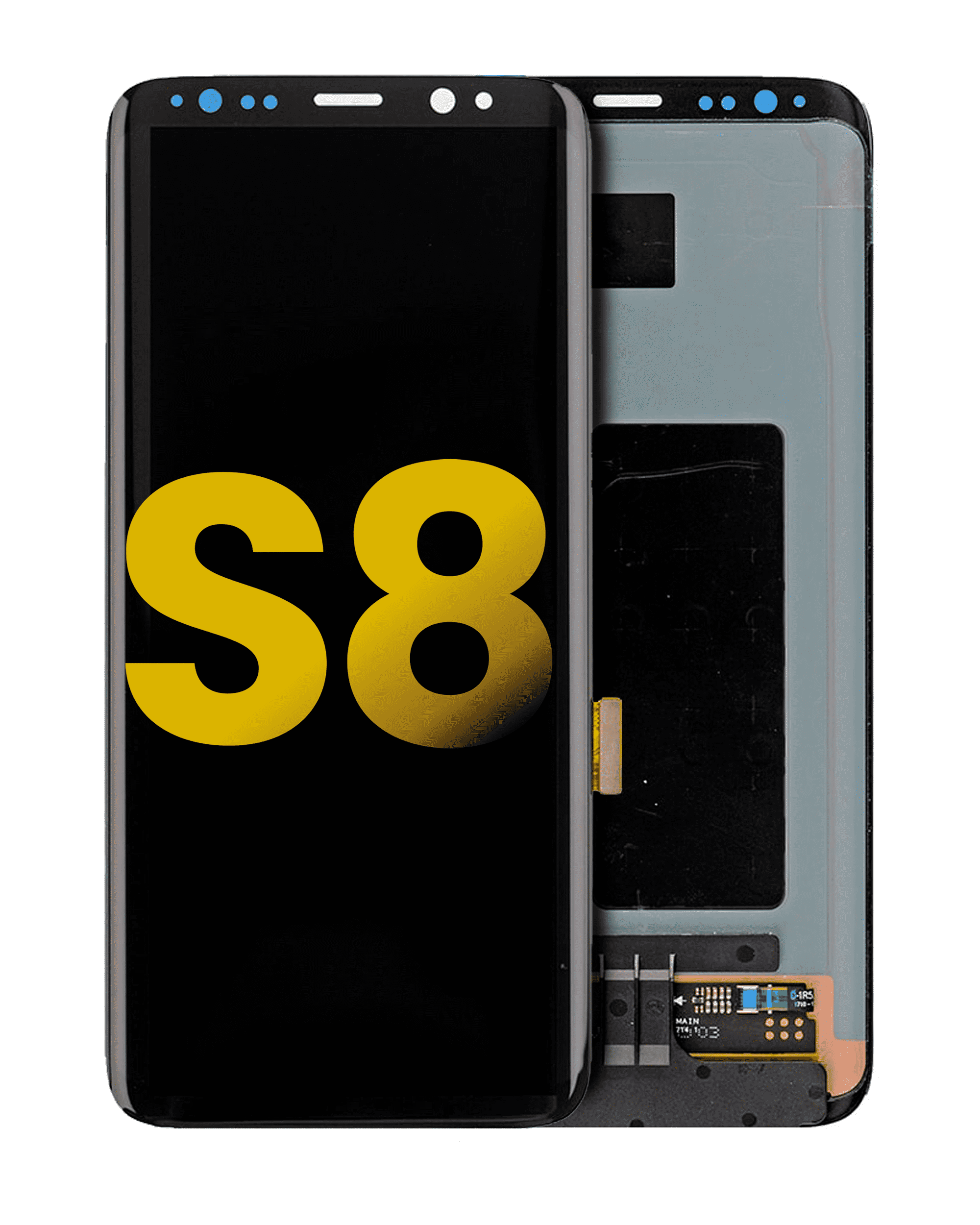 Oled Assembly Without Frame Compatible For Samsung Galaxy S8 (Refurbished) (All Colors)