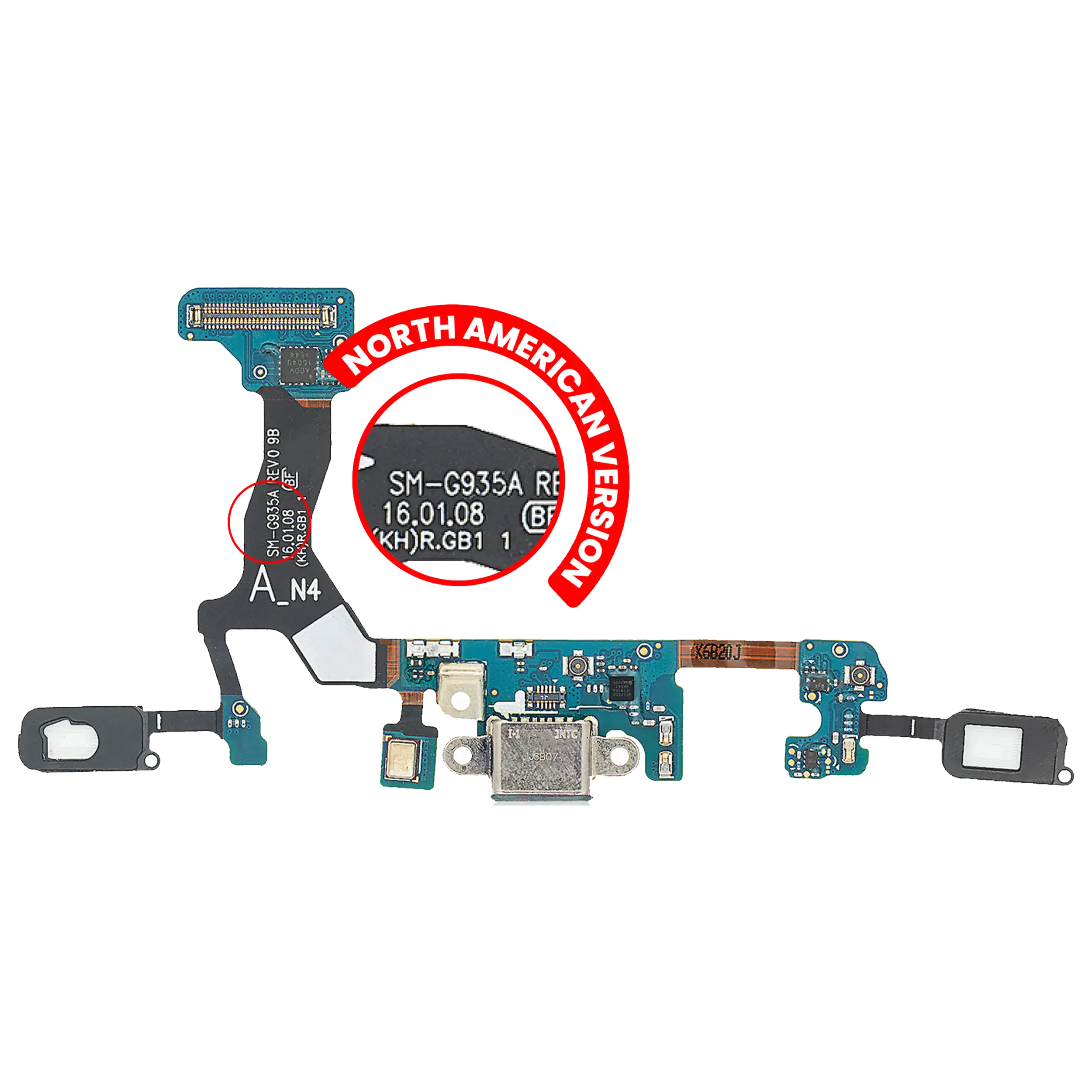 Charging Port Flex Cable Compatible For Samsung Galaxy S7 Edge G935A (North American Version)