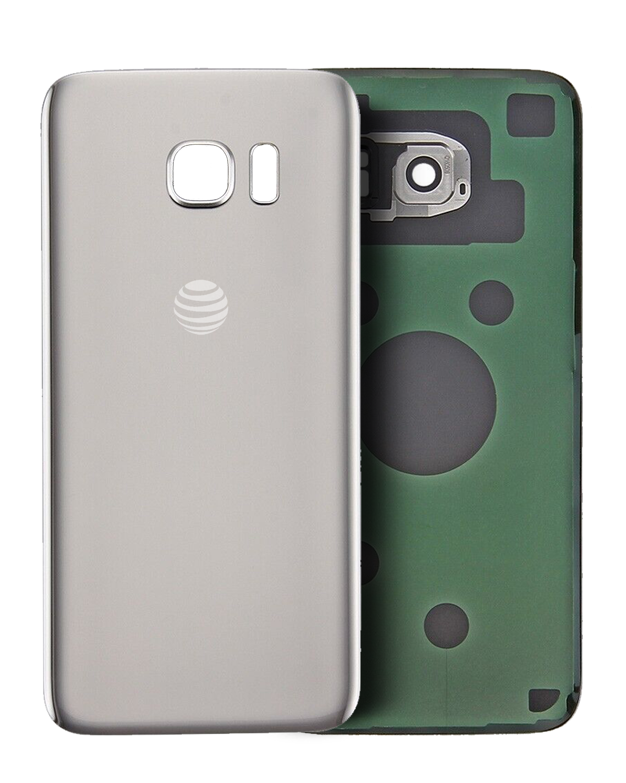 Back Cover Glass Compatible For Samsung Galaxy S7 Edge (Used Pull: Grade A) (Gold Platinum)